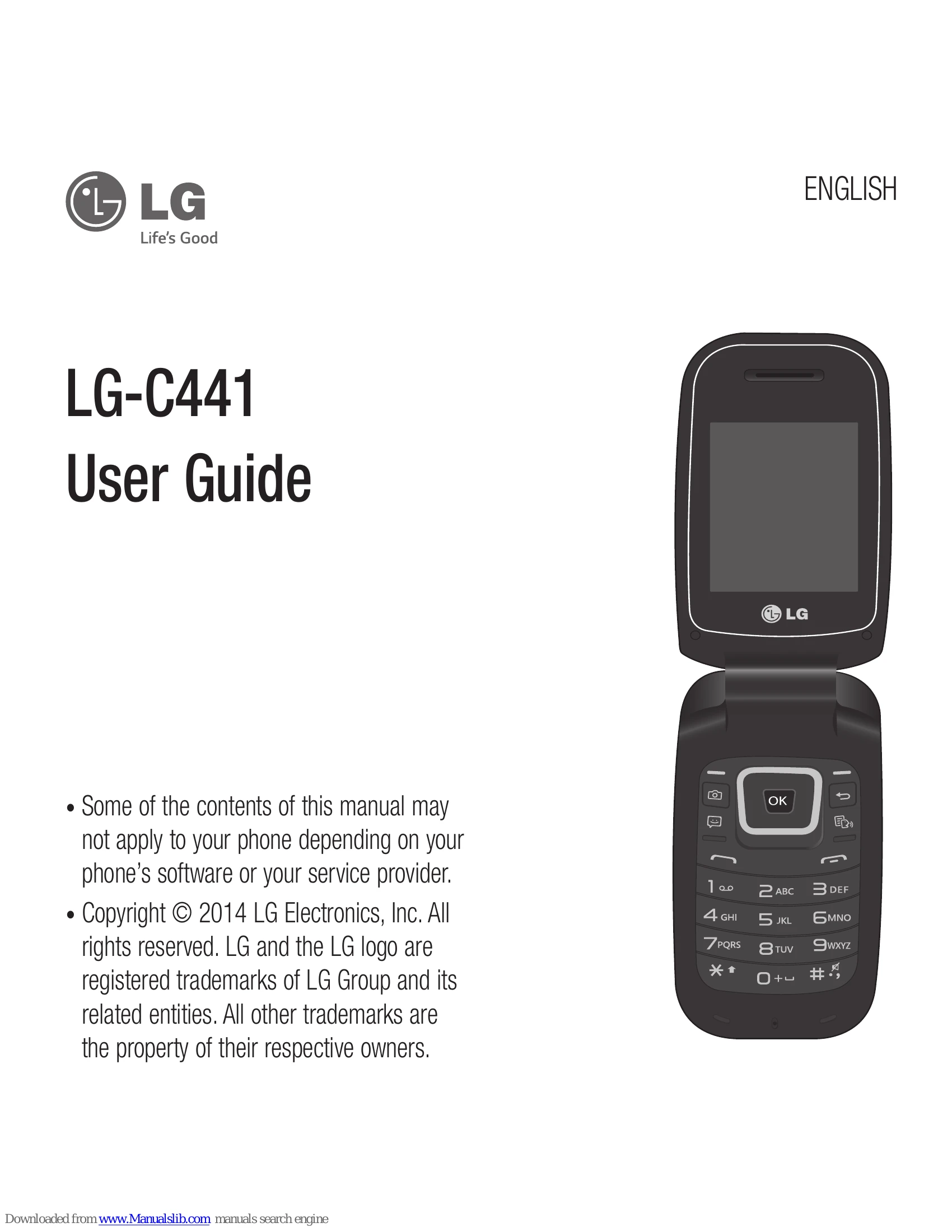 Manual for LG-C441