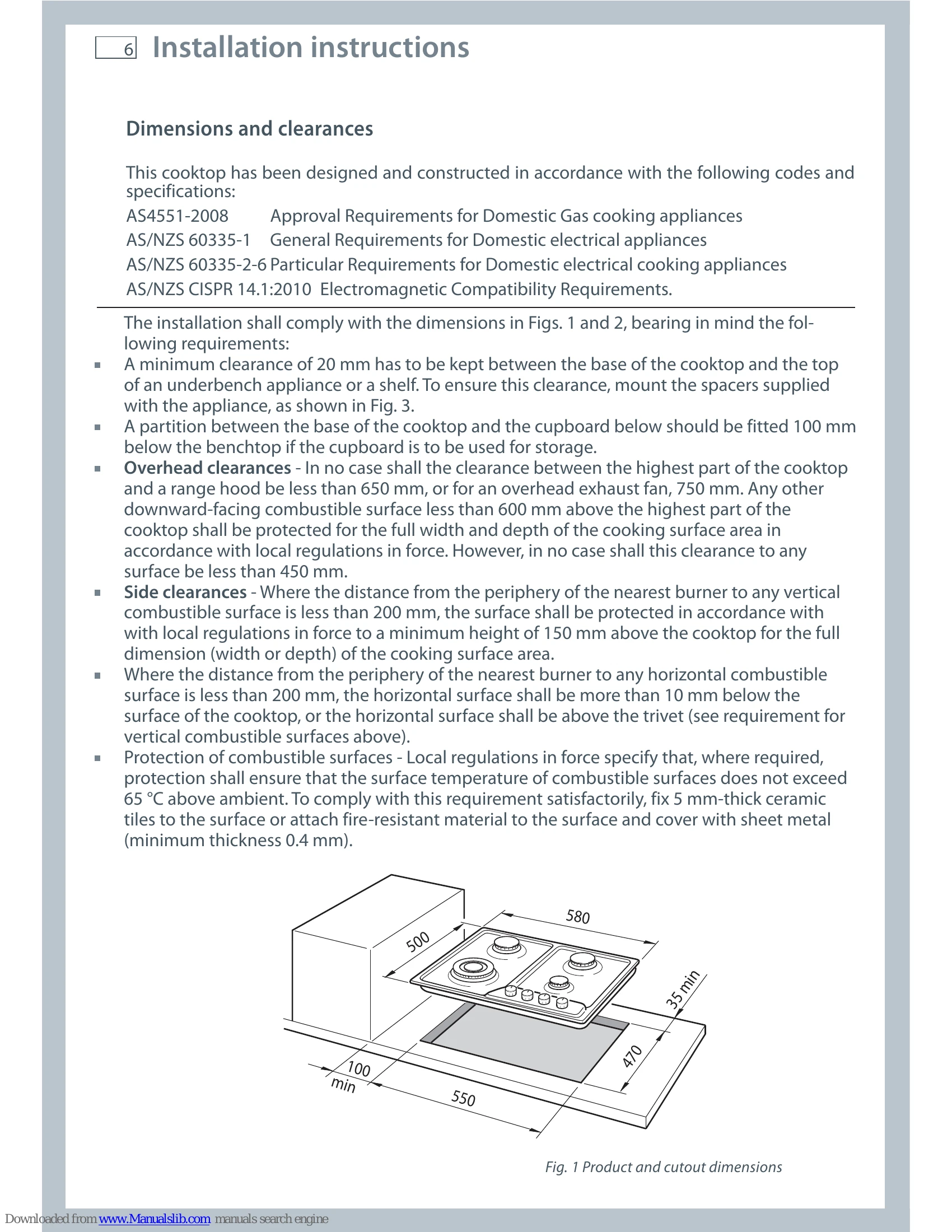 Installation Guide for HCG604W