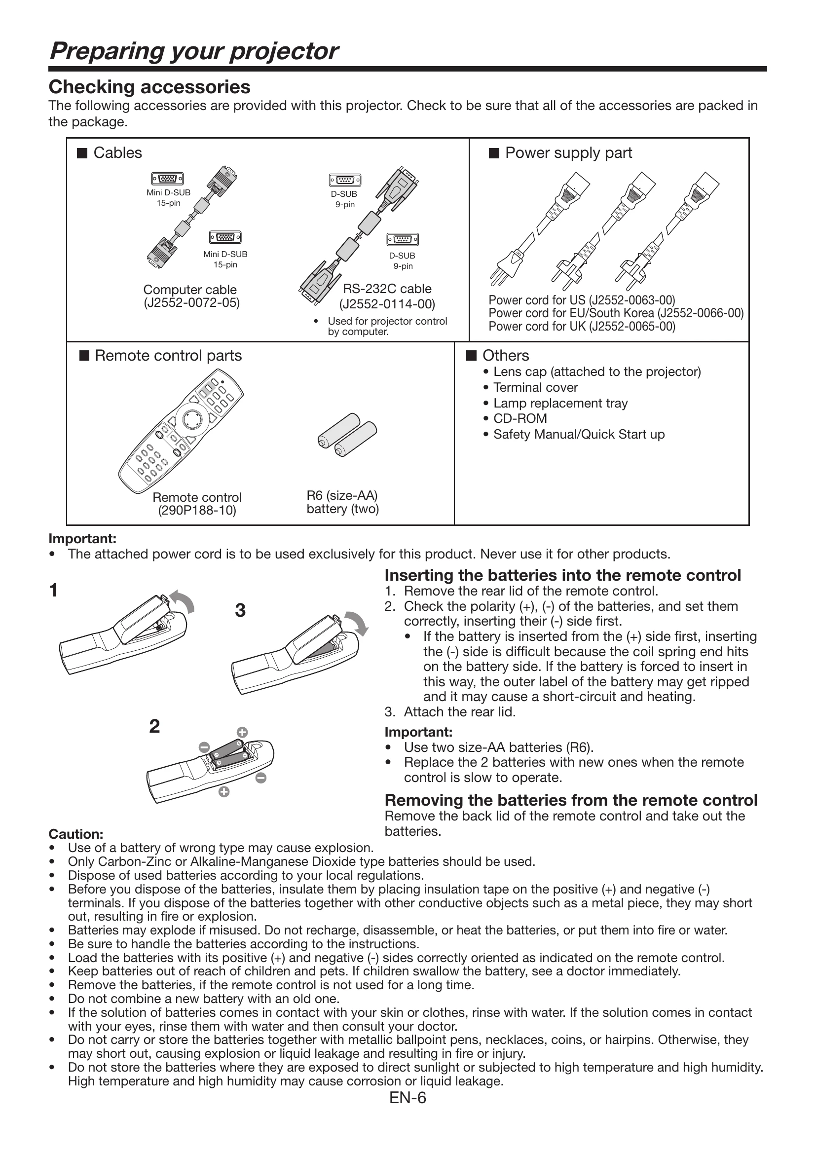 Manual for XL7100U