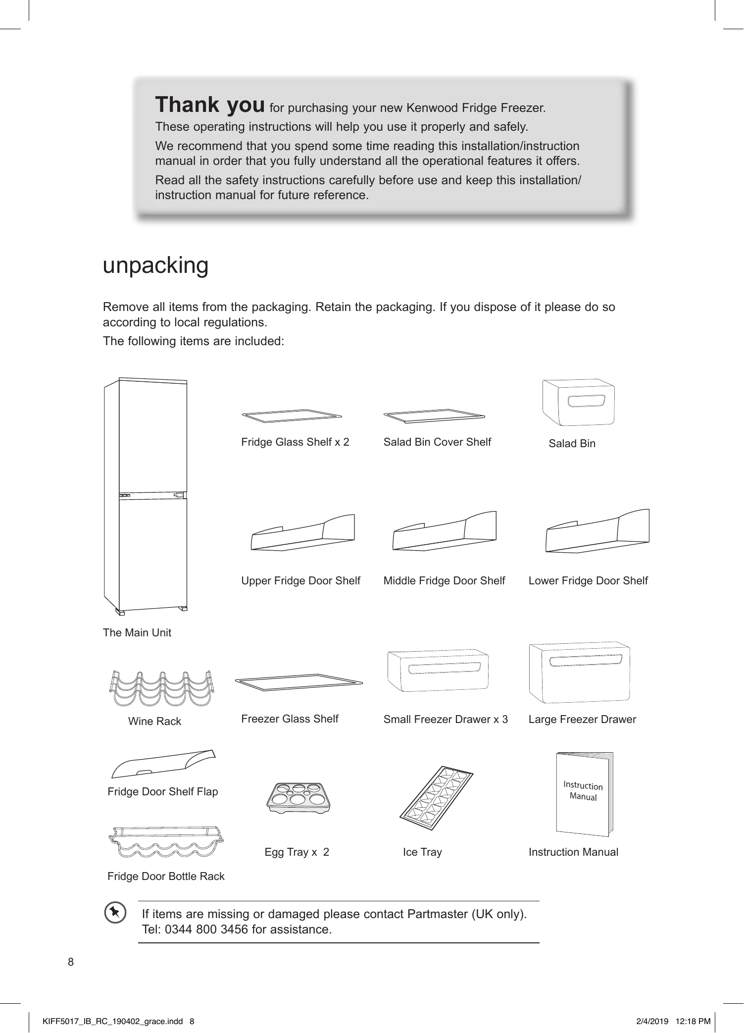 Installation Guide for KIFF5017