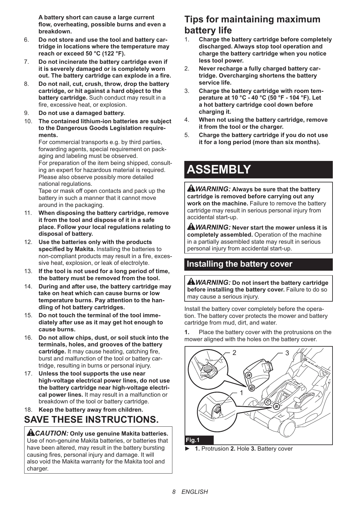 Manual for LM003G