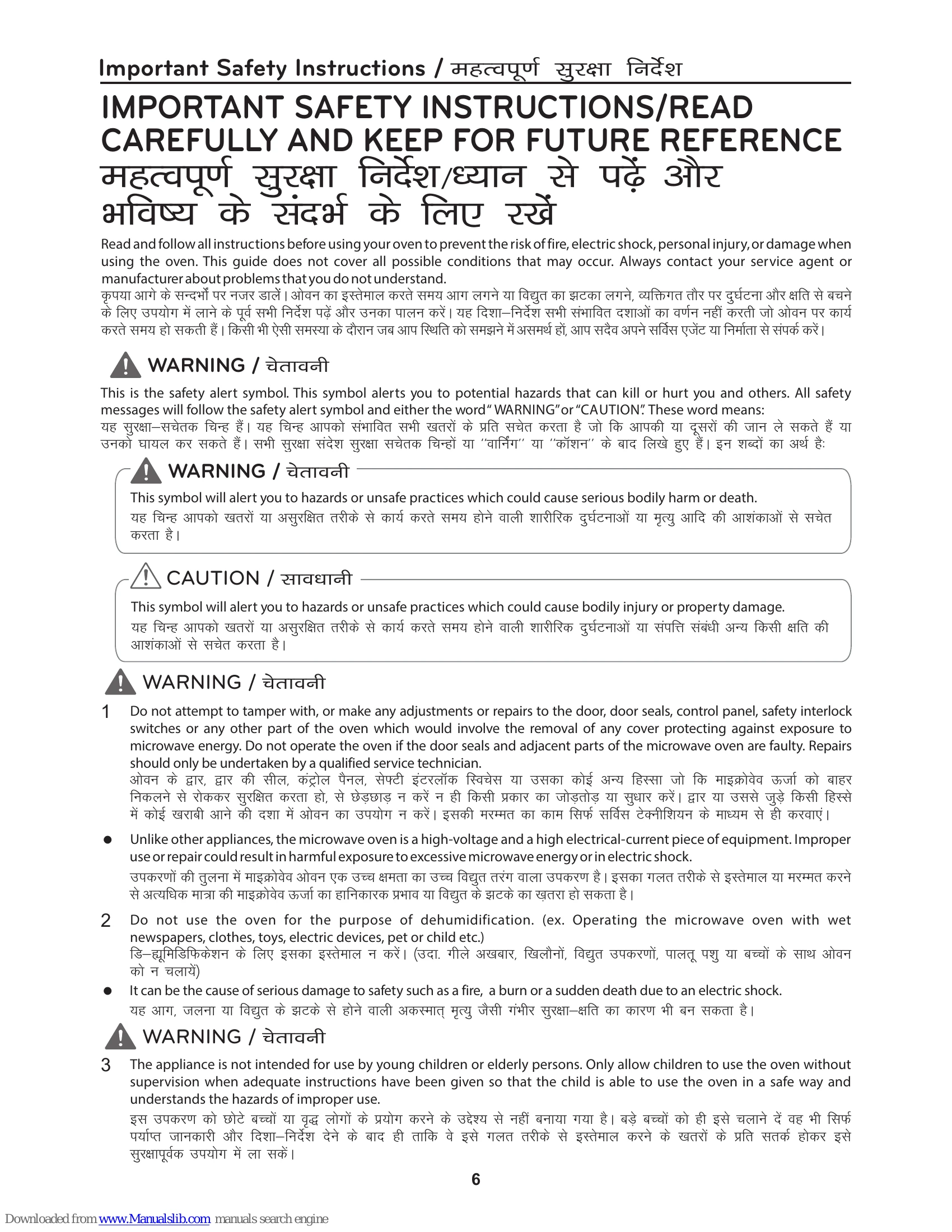 Manual for MC3286BRUM
