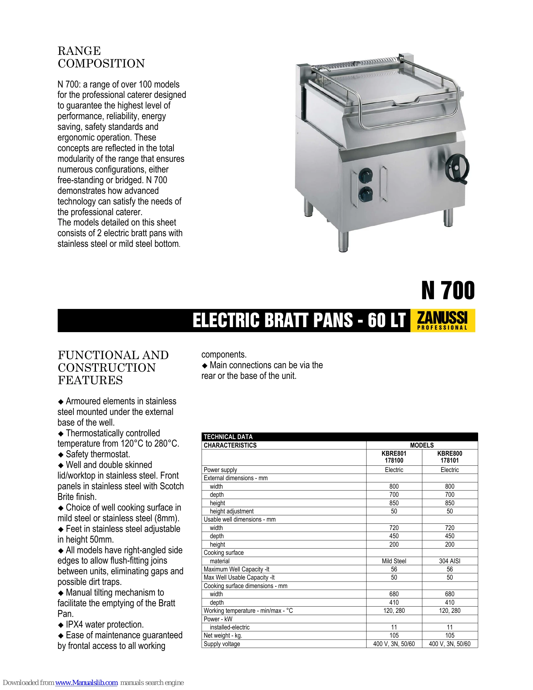 Brochure/Marketing for N 700
