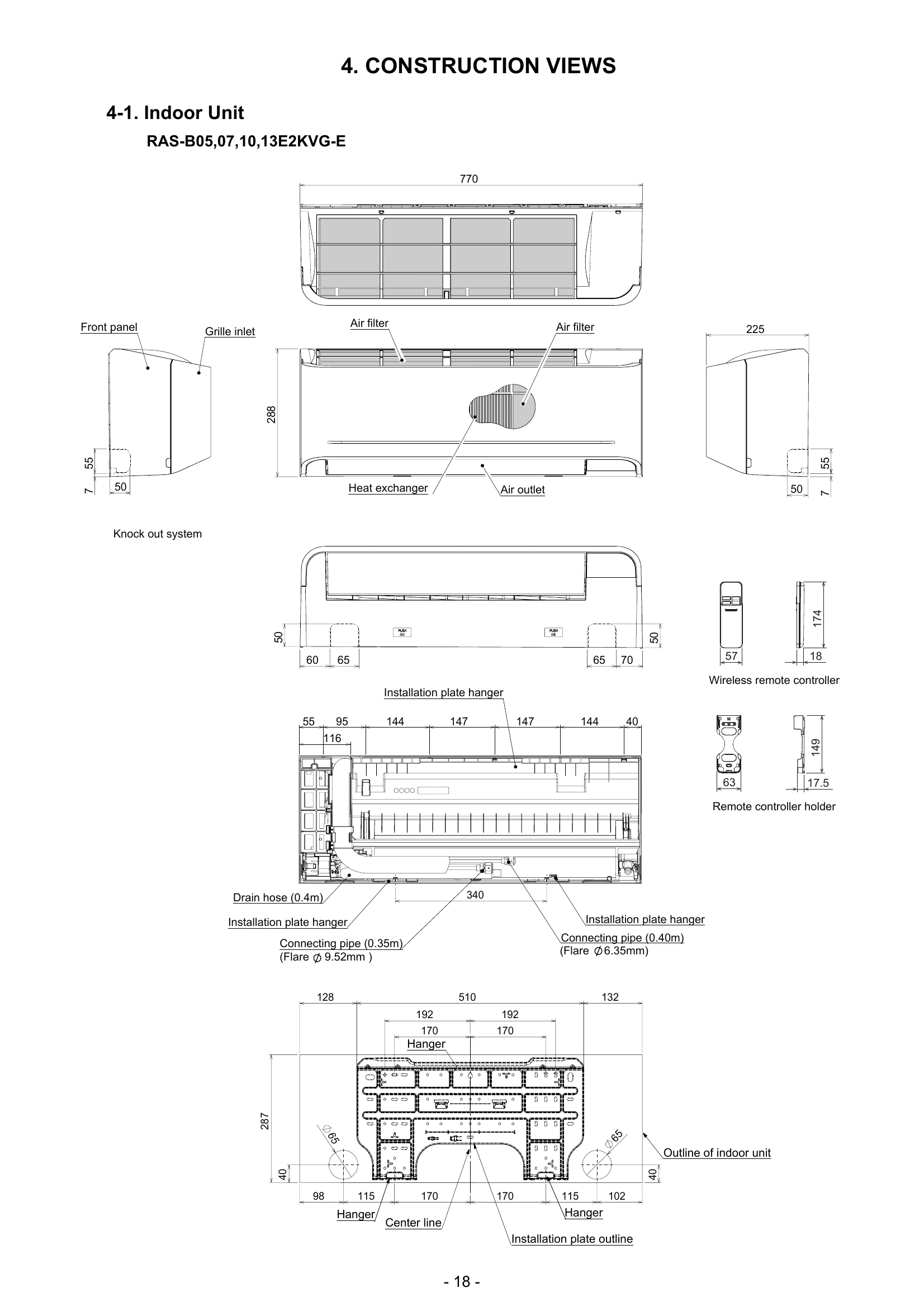 Manual for RAS-B05E2KVG-E
