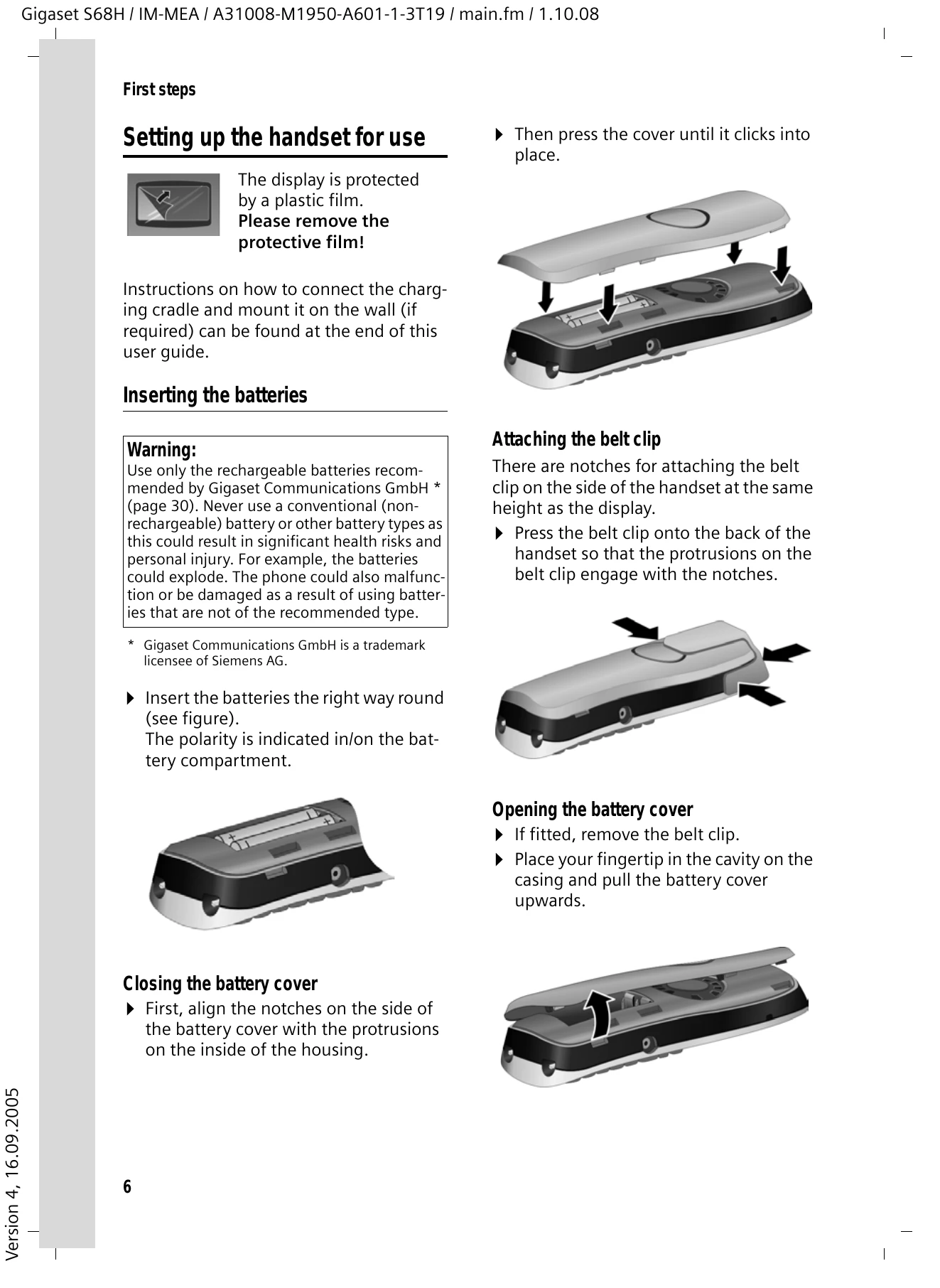 Manual for S68H