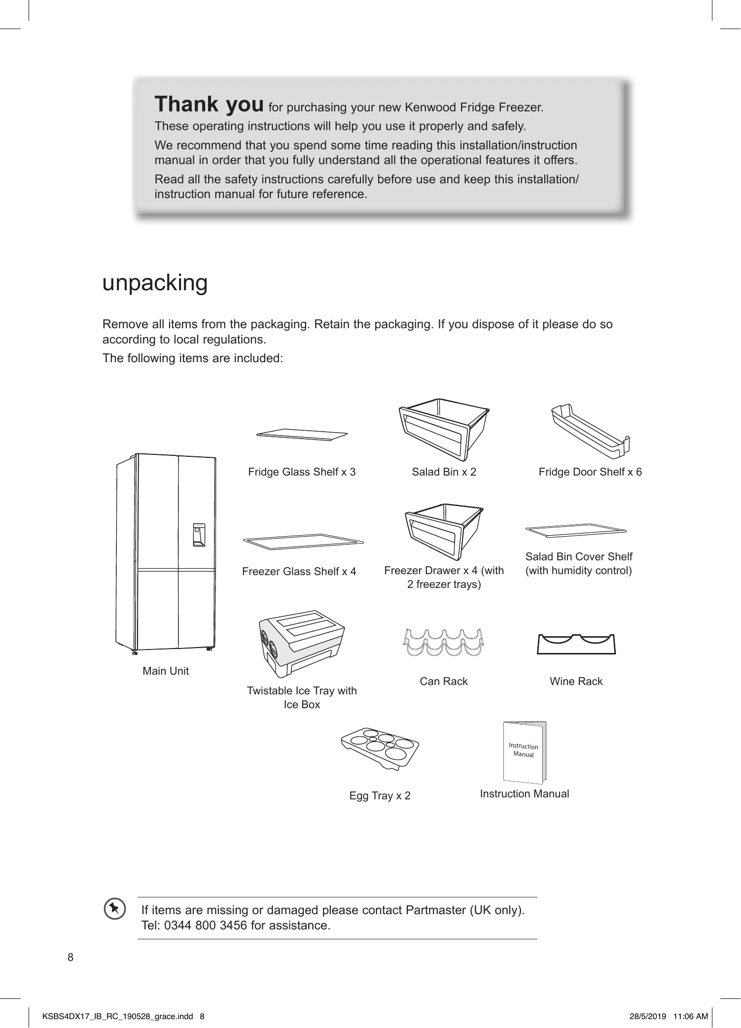 Manual for KSBS4DX17