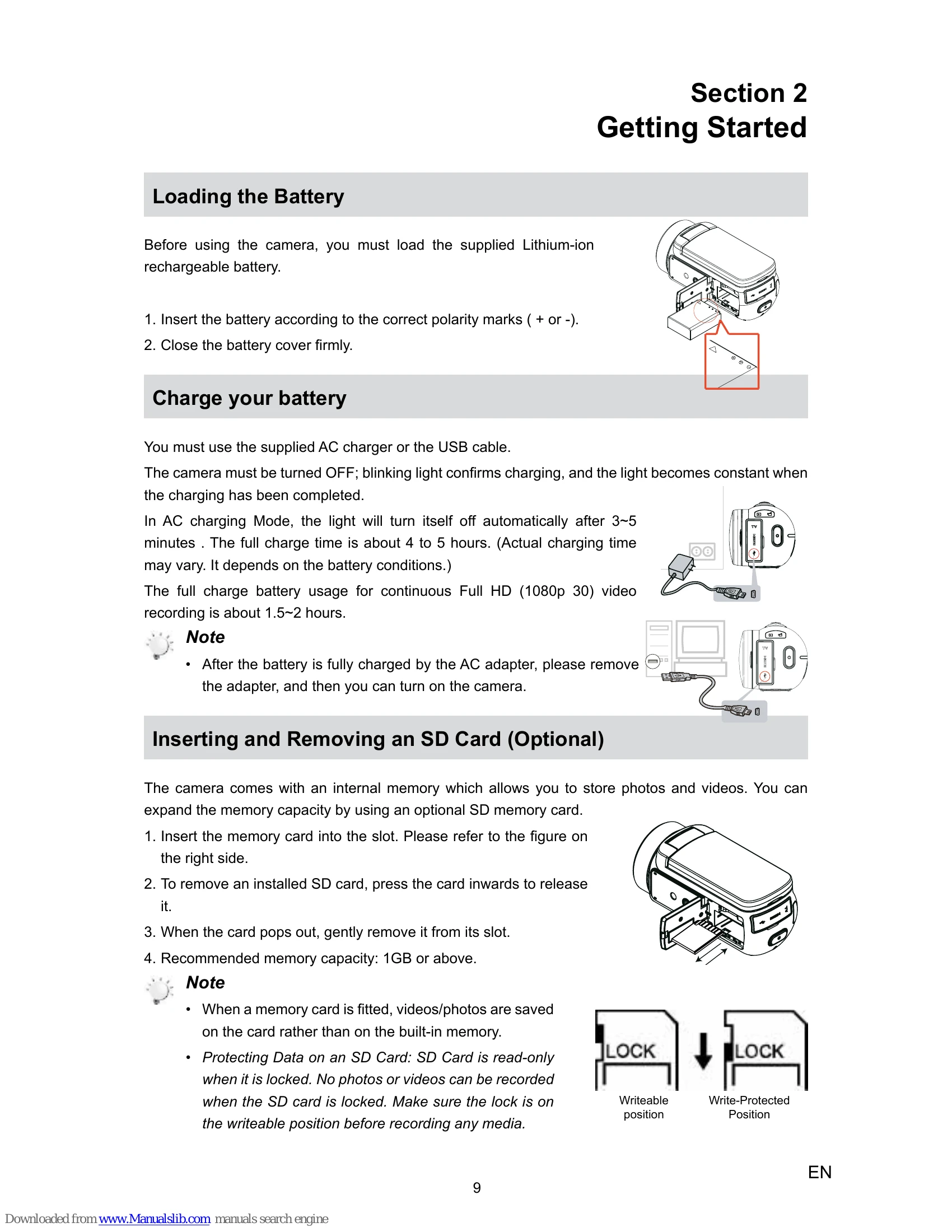 Manual for DZHV595E