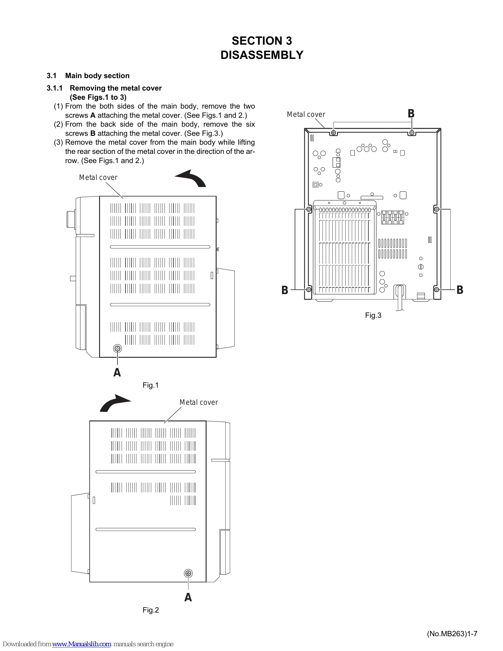 Parts/Service for MX-JD5