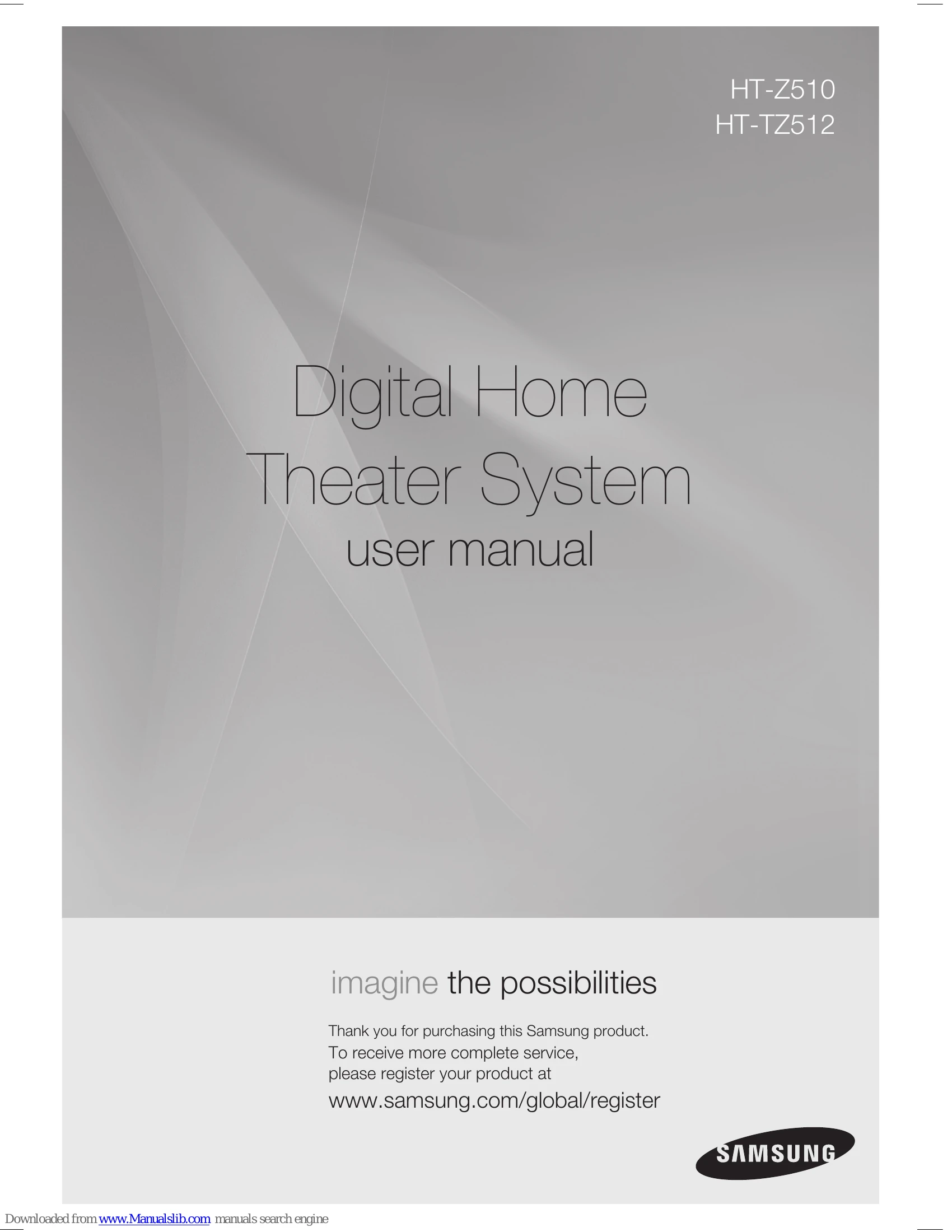 Manual for HT-TZ510