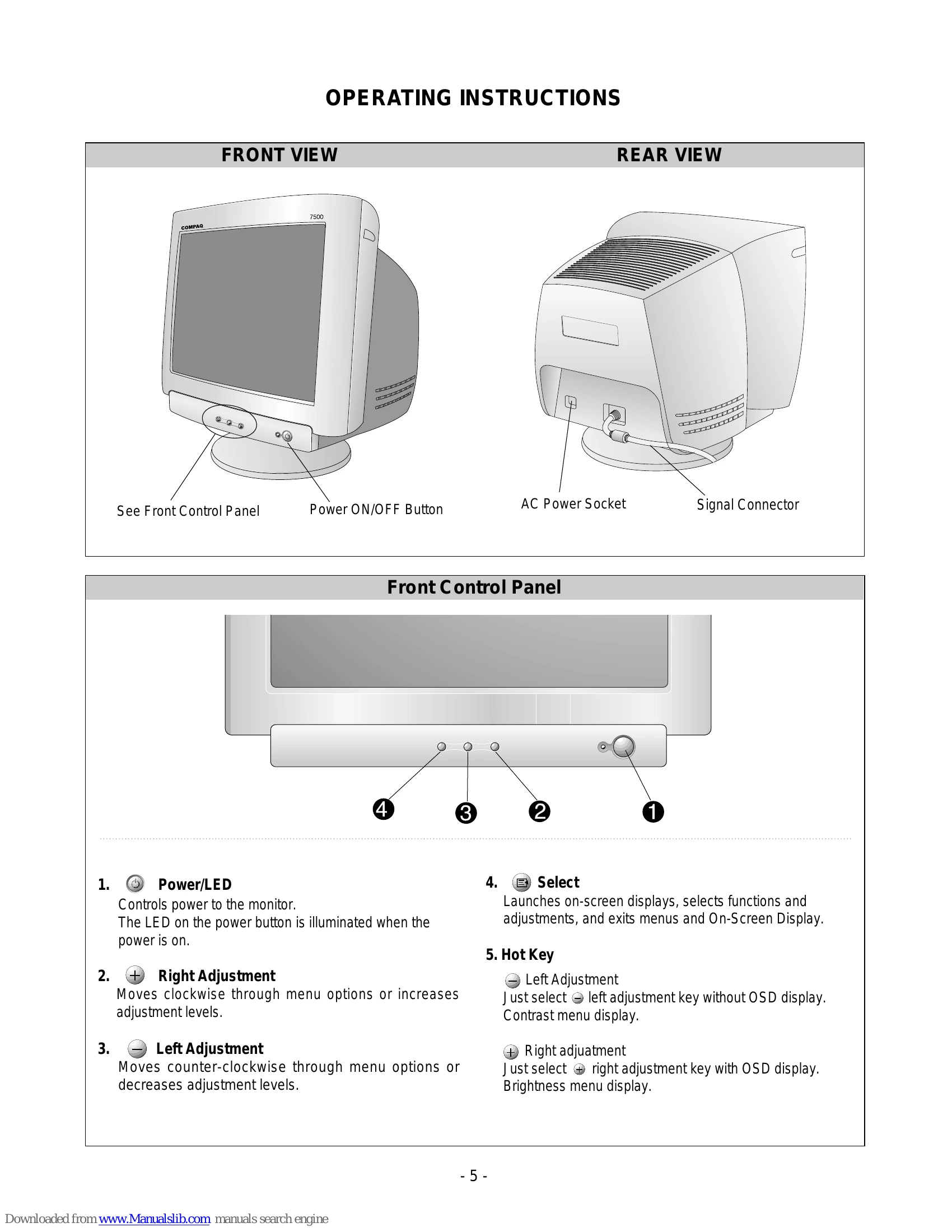 Manual for V7550