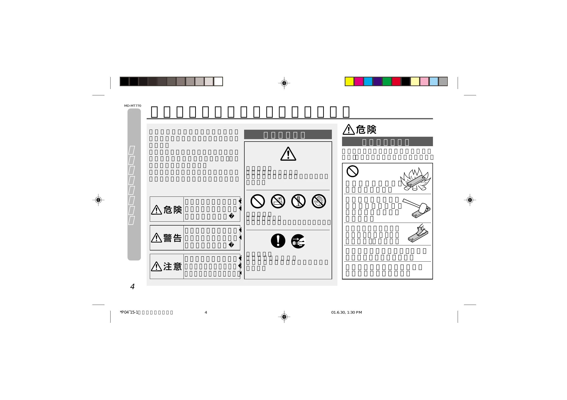 Manual for MD-MT770