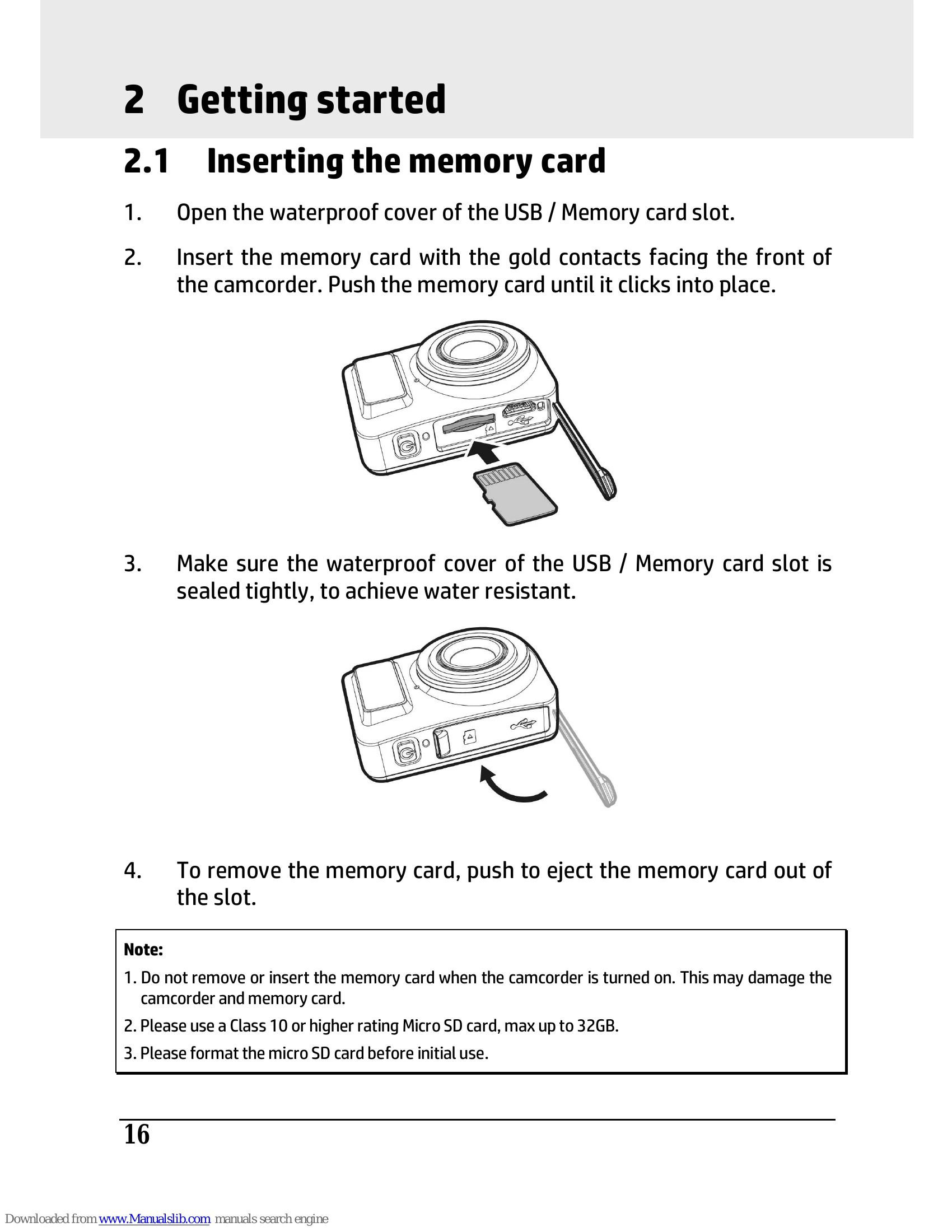 Manual for lc100w