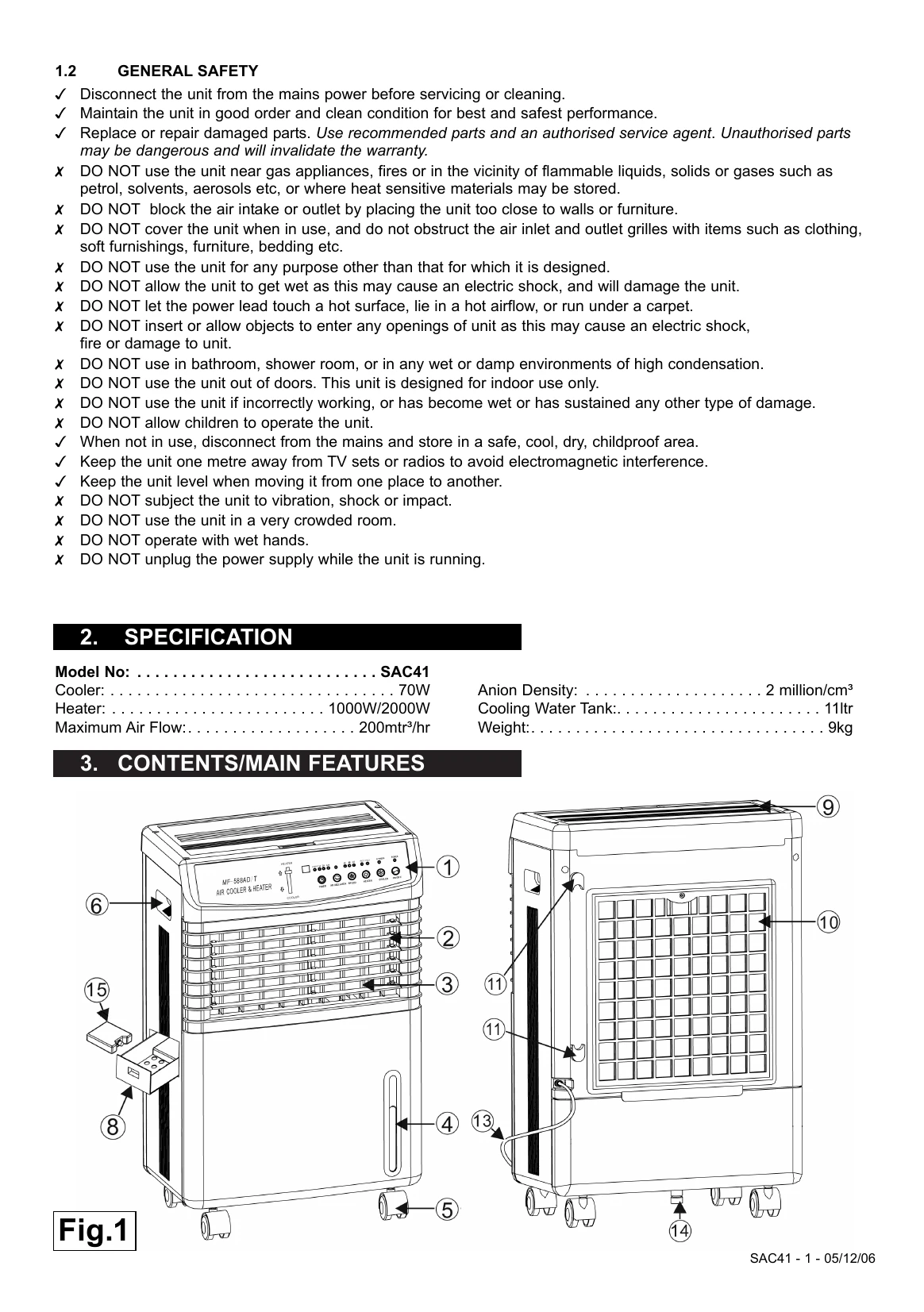 Manual for SAC41