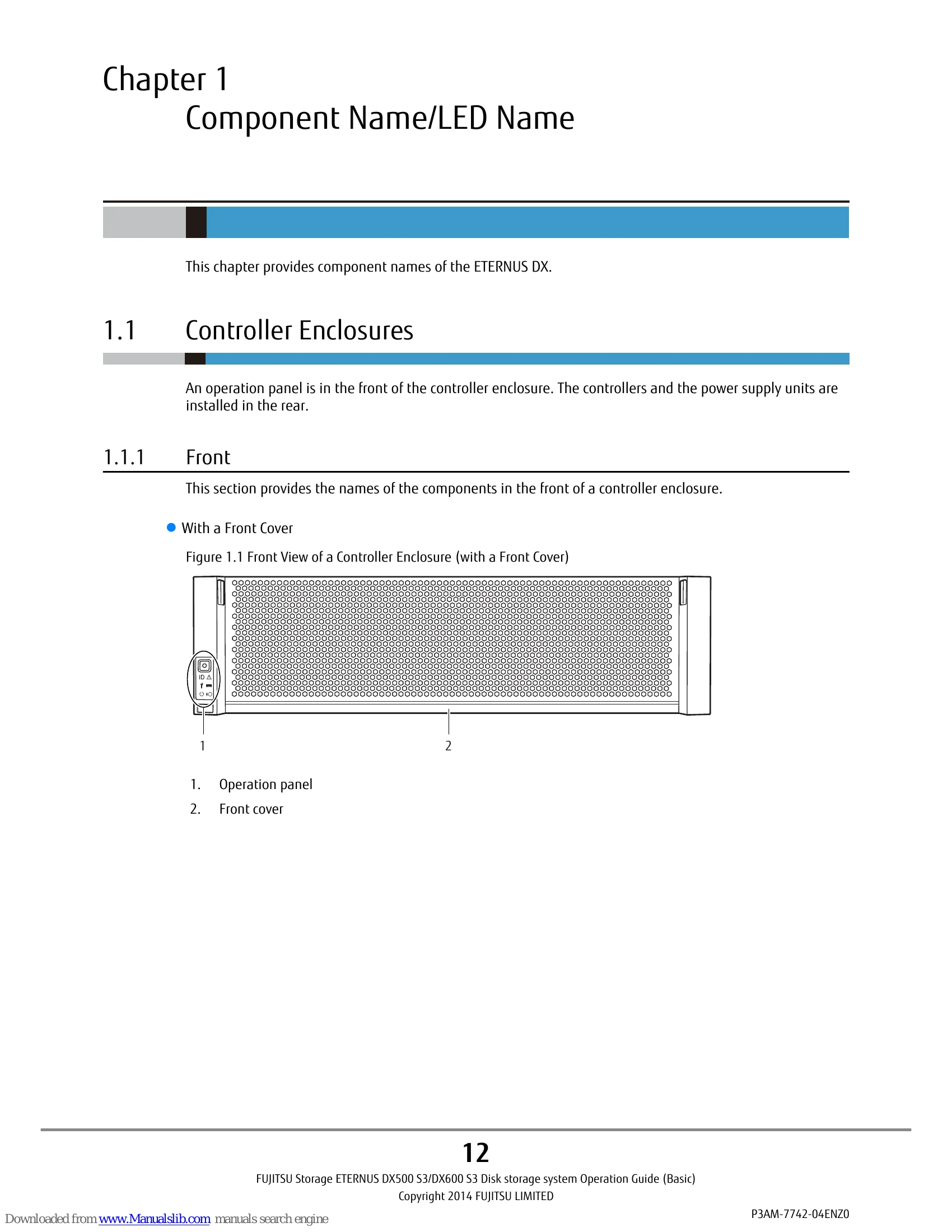 Manual for ETERNUS DX500 S3/DX600 S3