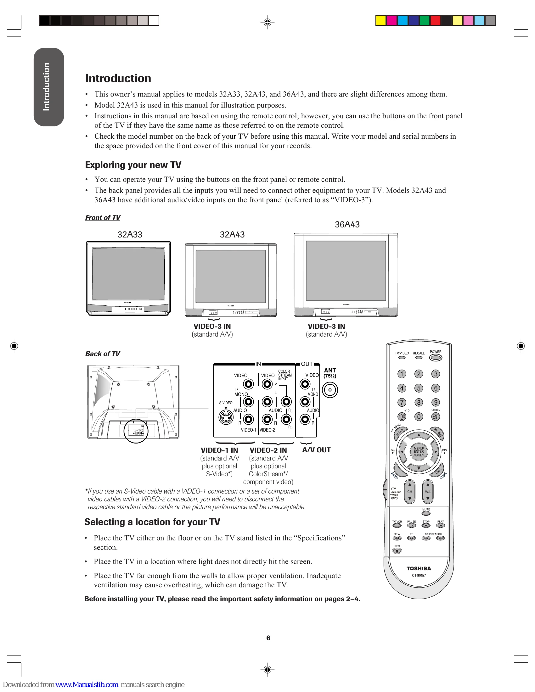 Manual for 32A33