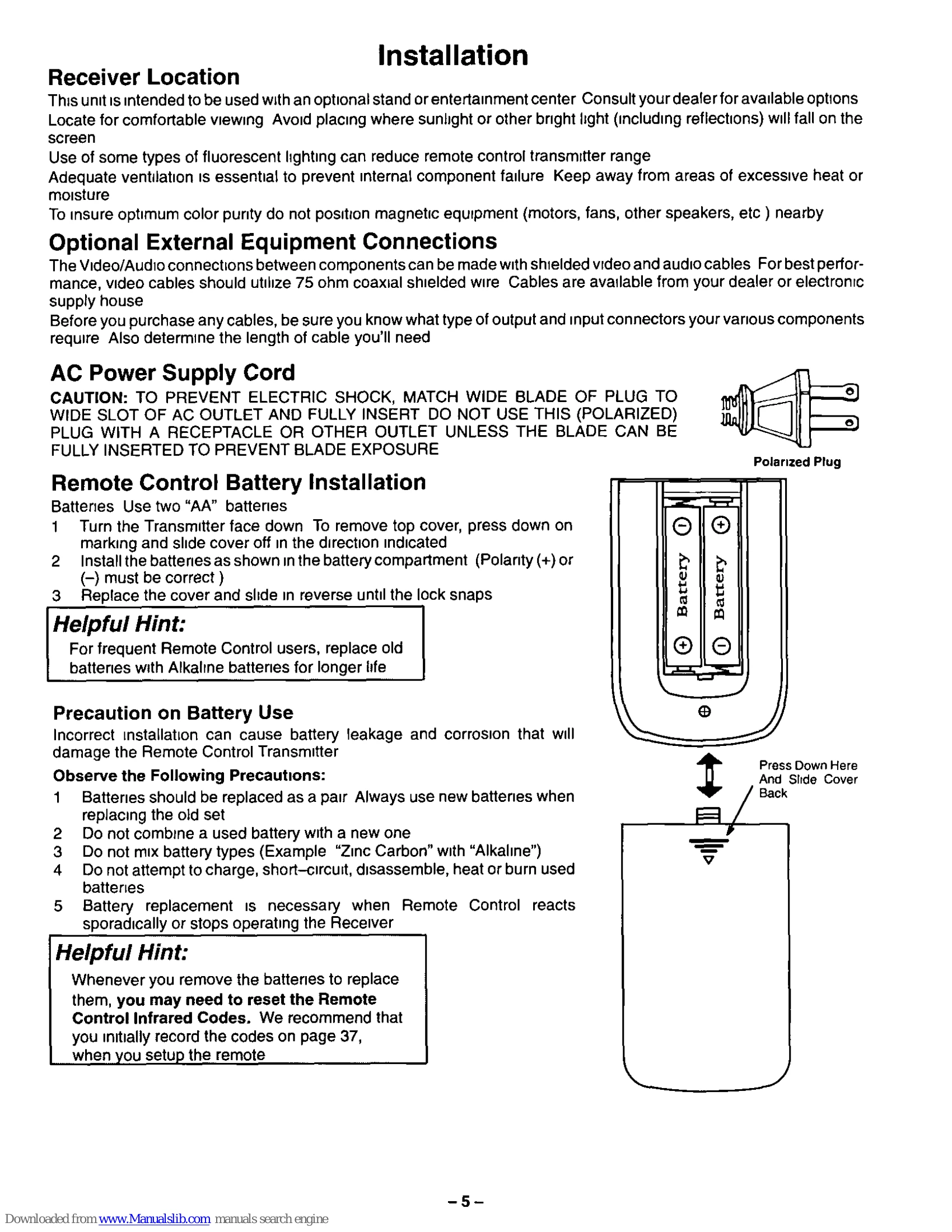 Manual for CT-27G31