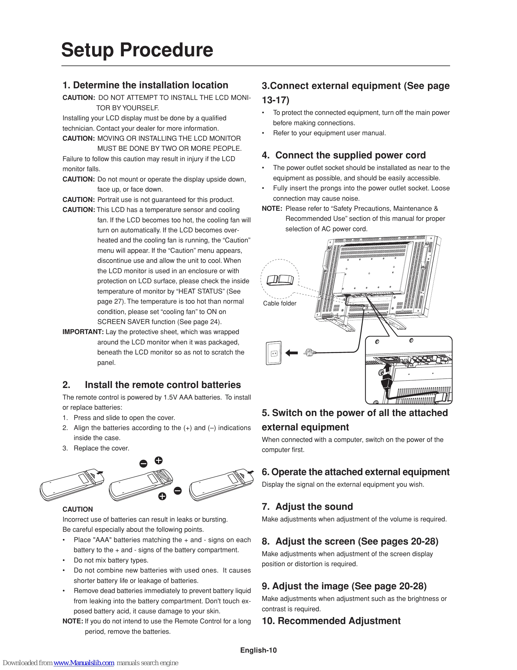 Manual for LDT37IV