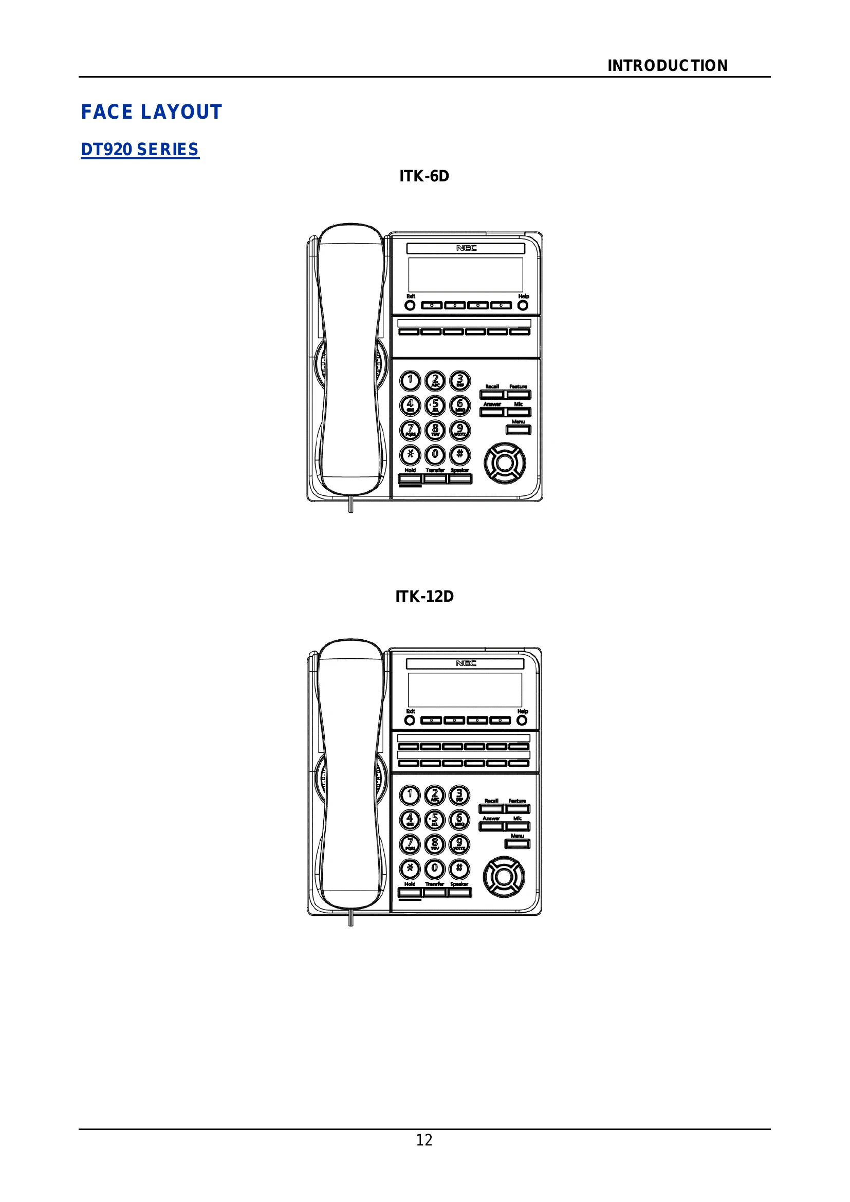 Manual for DT920(6D/12D)/DT530