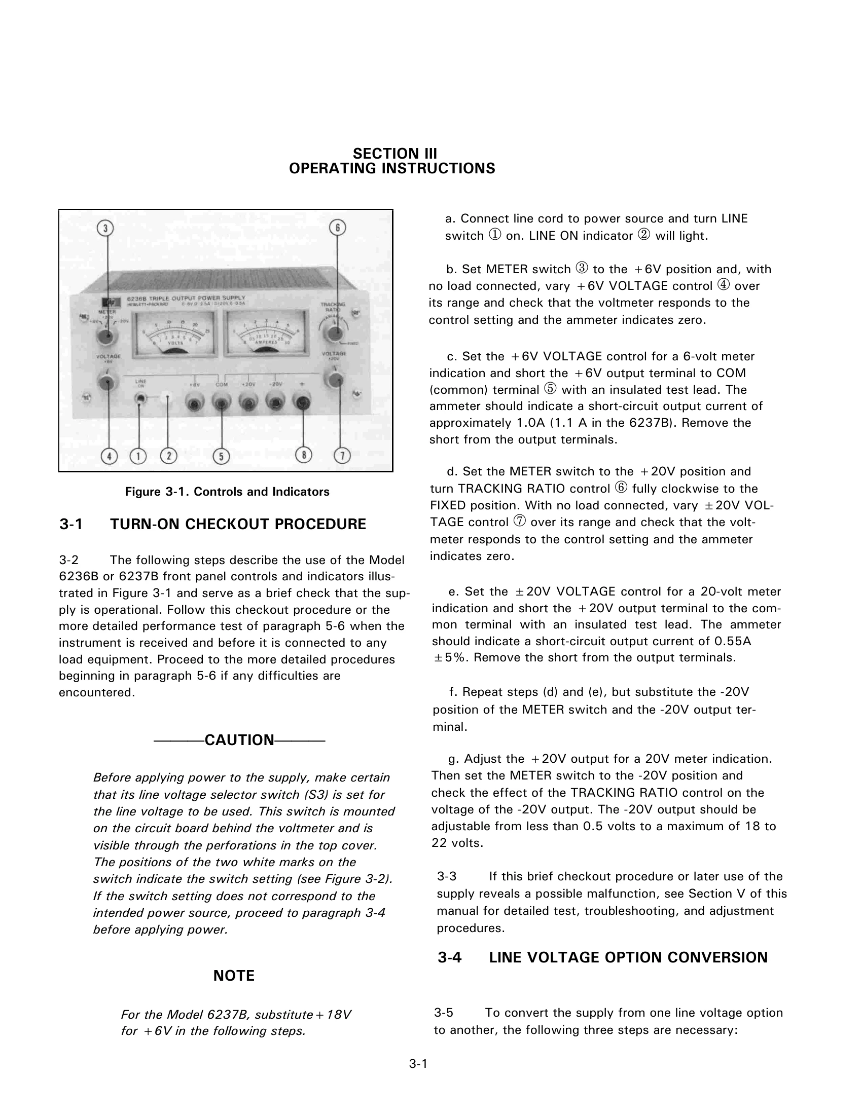 Manual for 6236B and 6237B