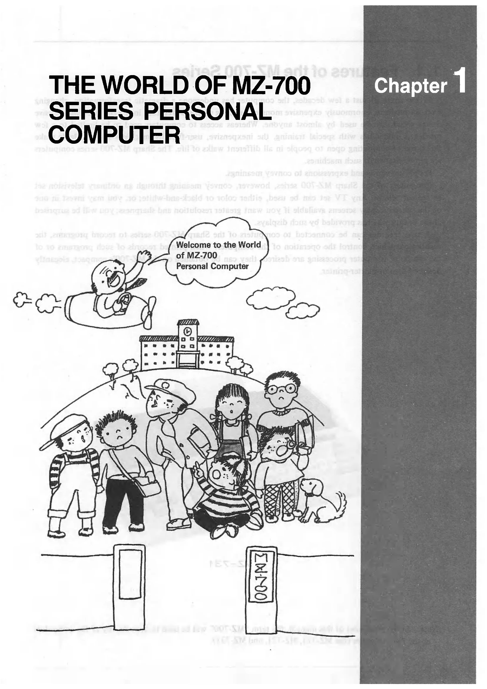 Manual for MZ-700