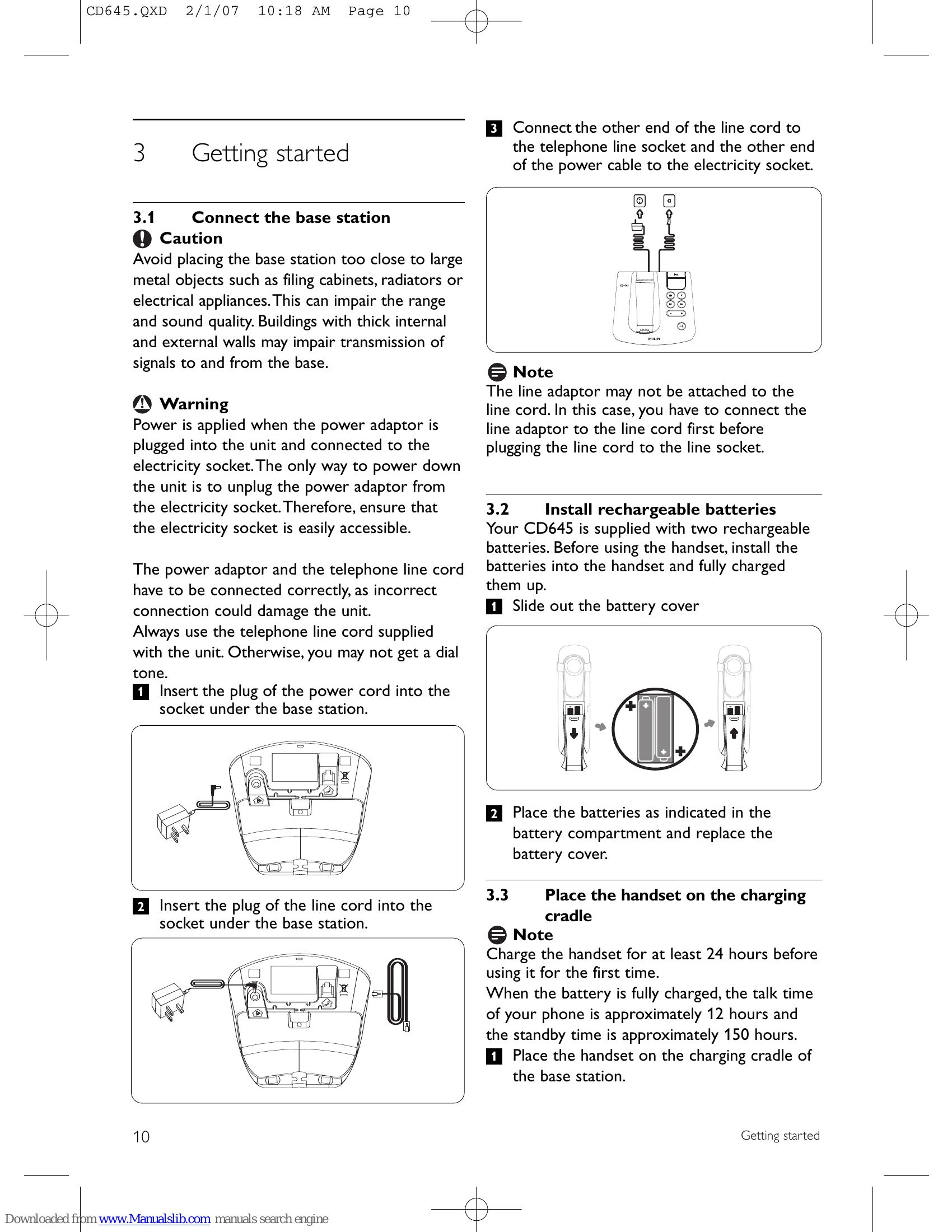 Manual for CD645