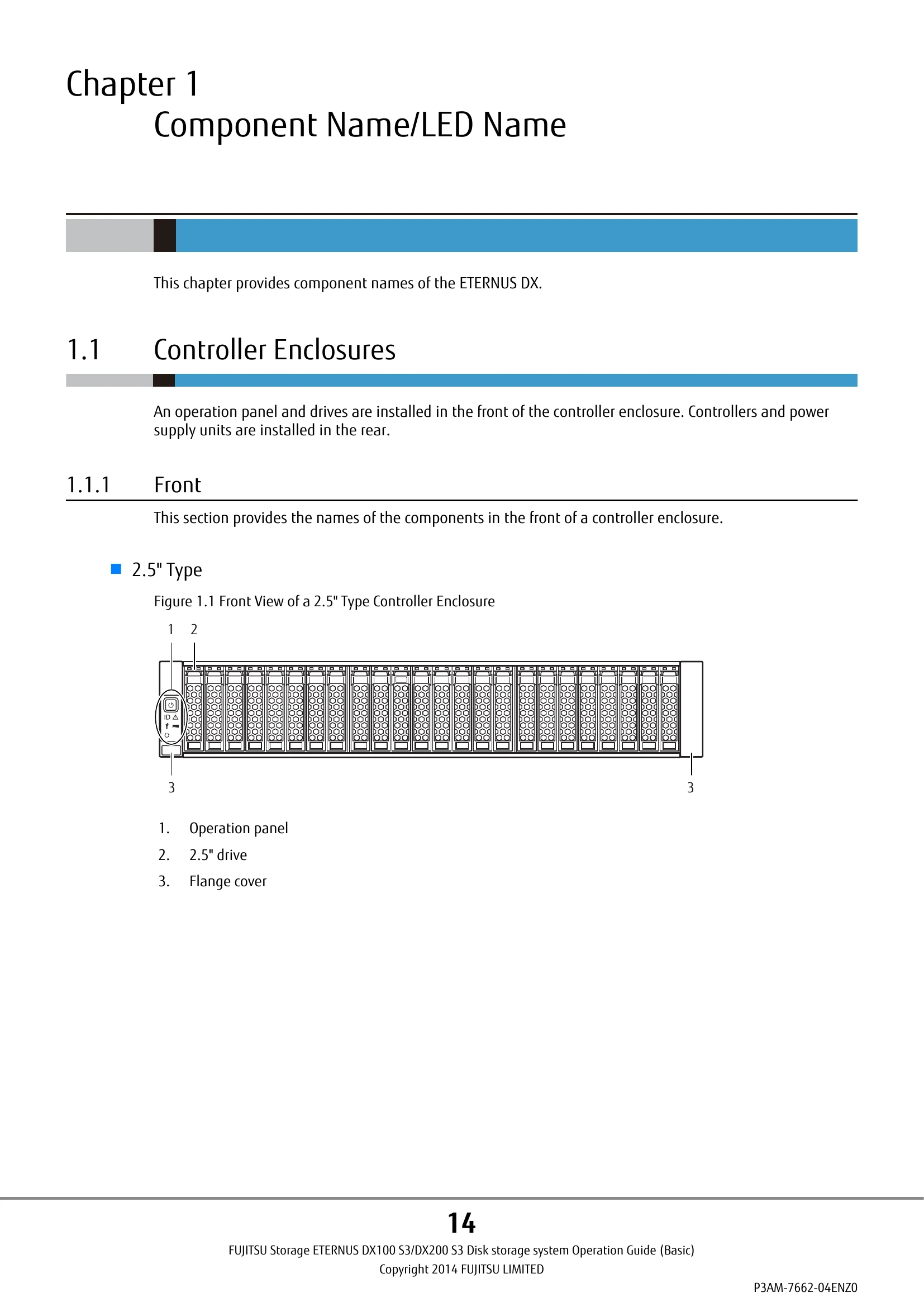 Manual for ETERNUS DX100 S3/DX200 S3