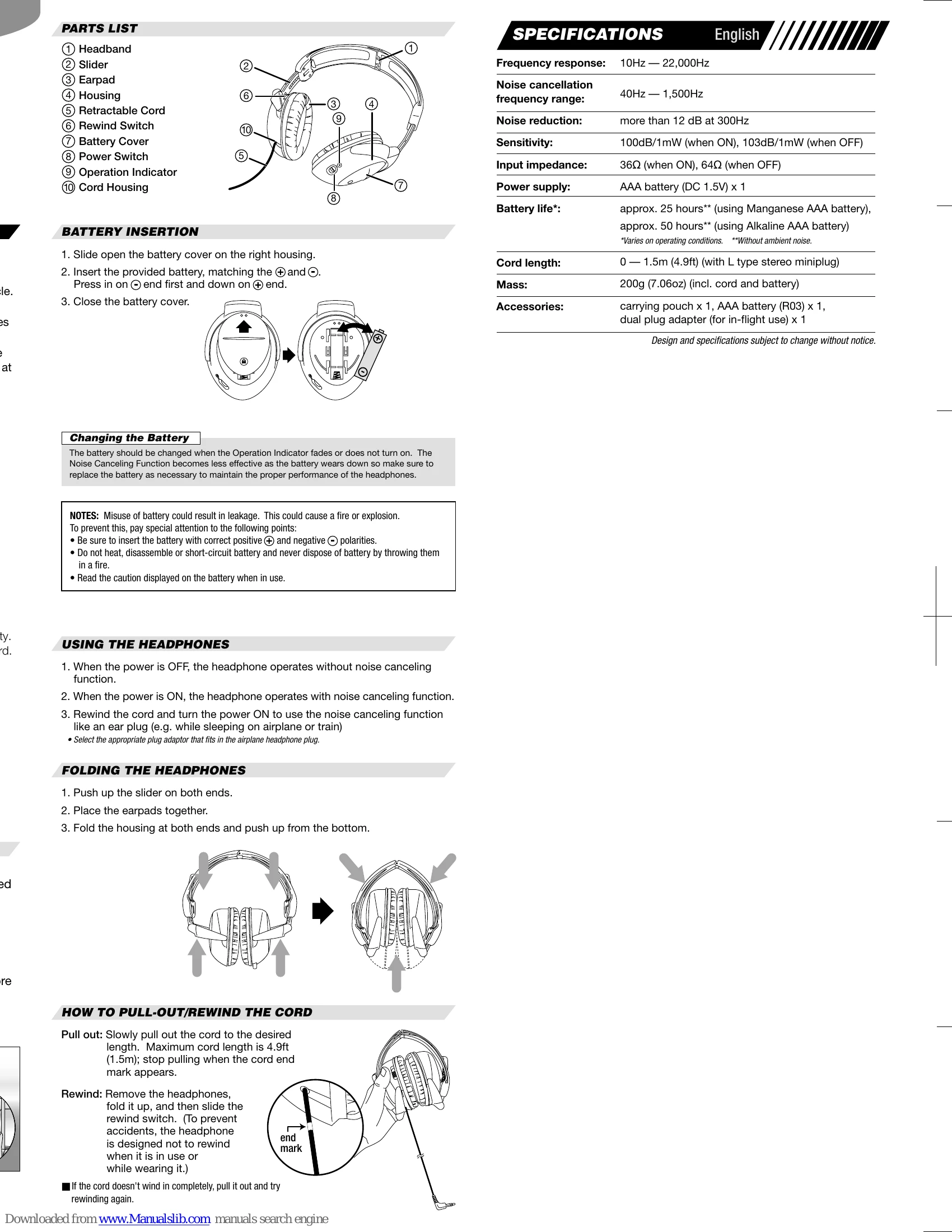 Manual for HA-NC100-J/C