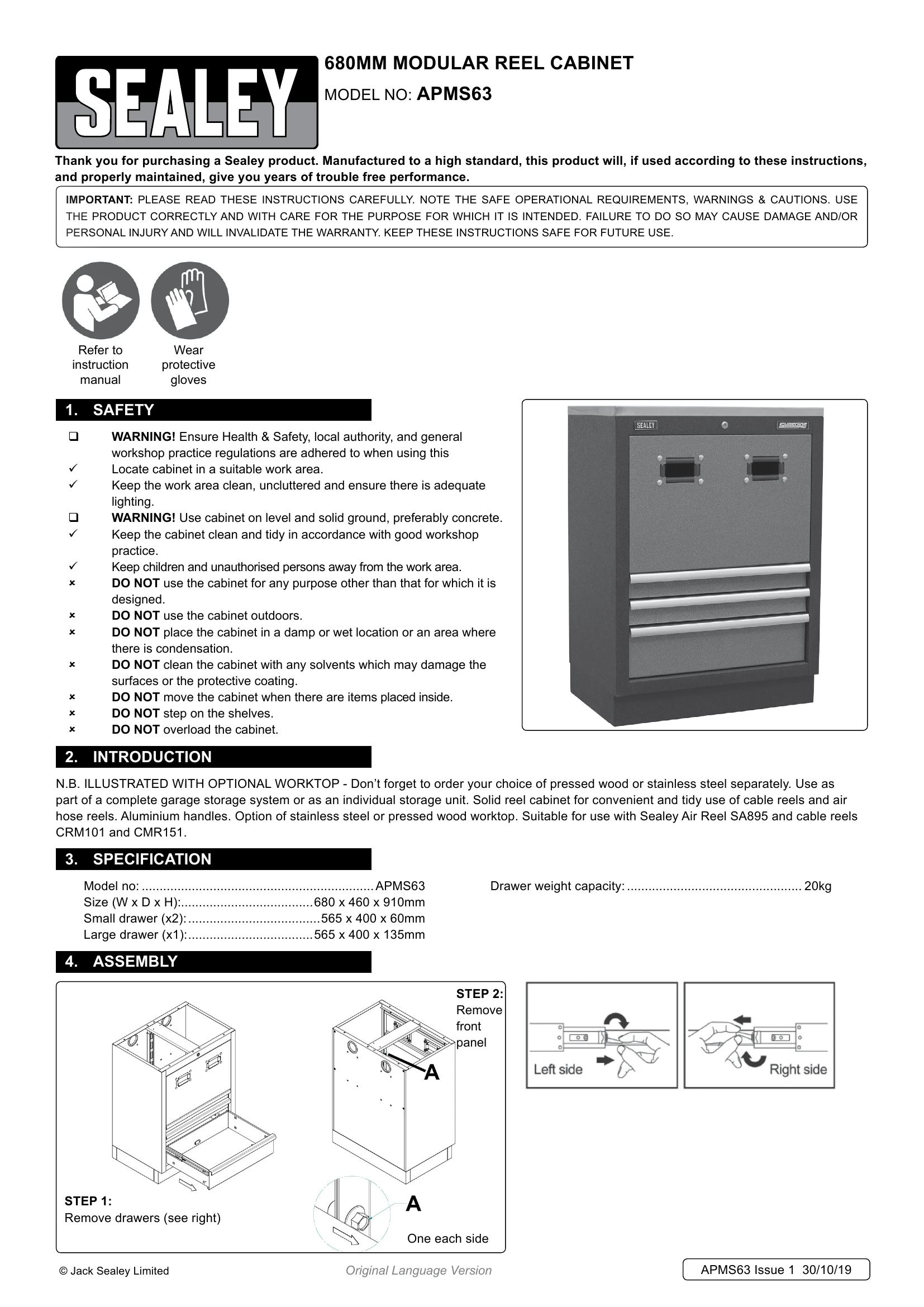 Manual for APMS63