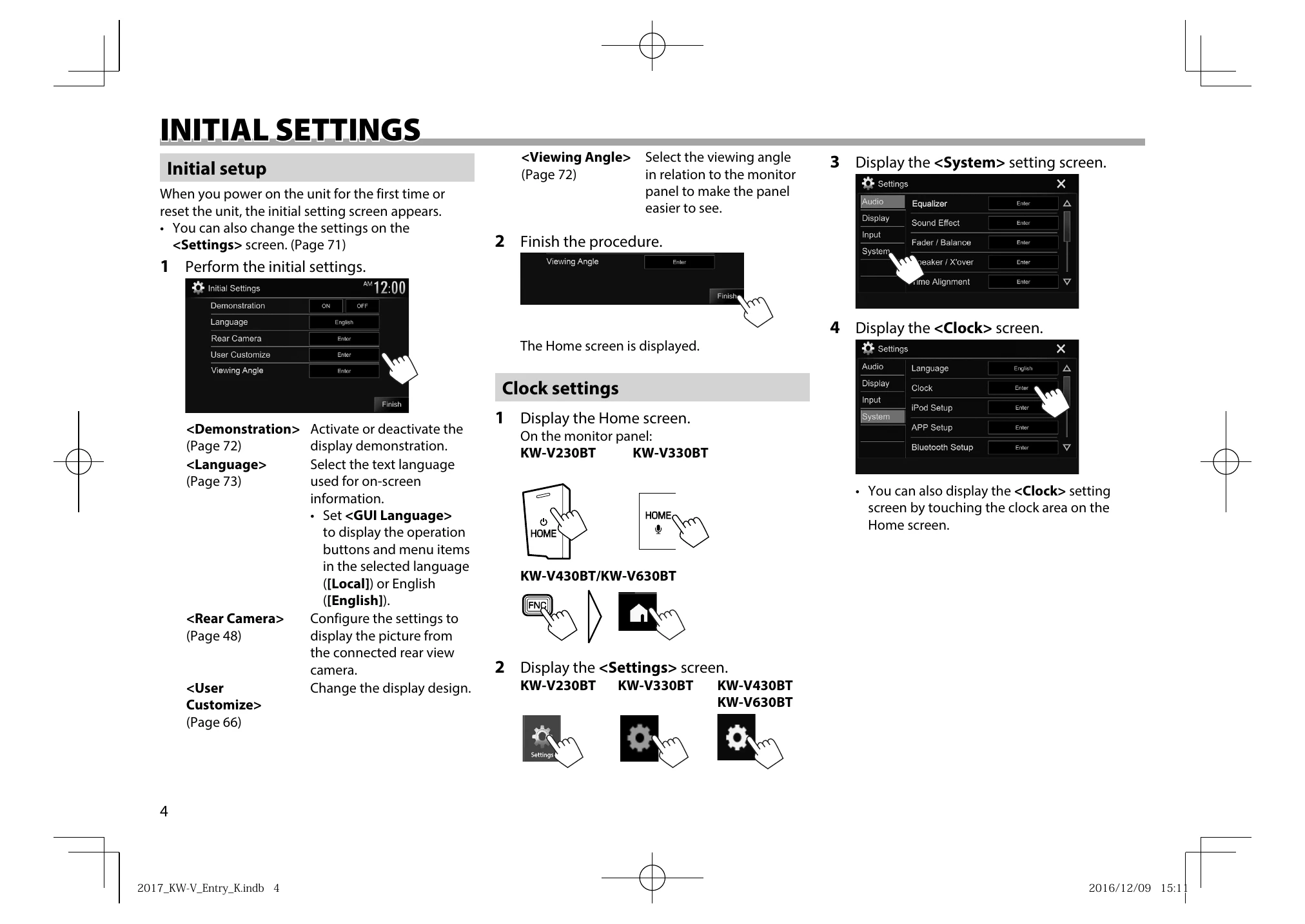 Manual for KW-V230BT