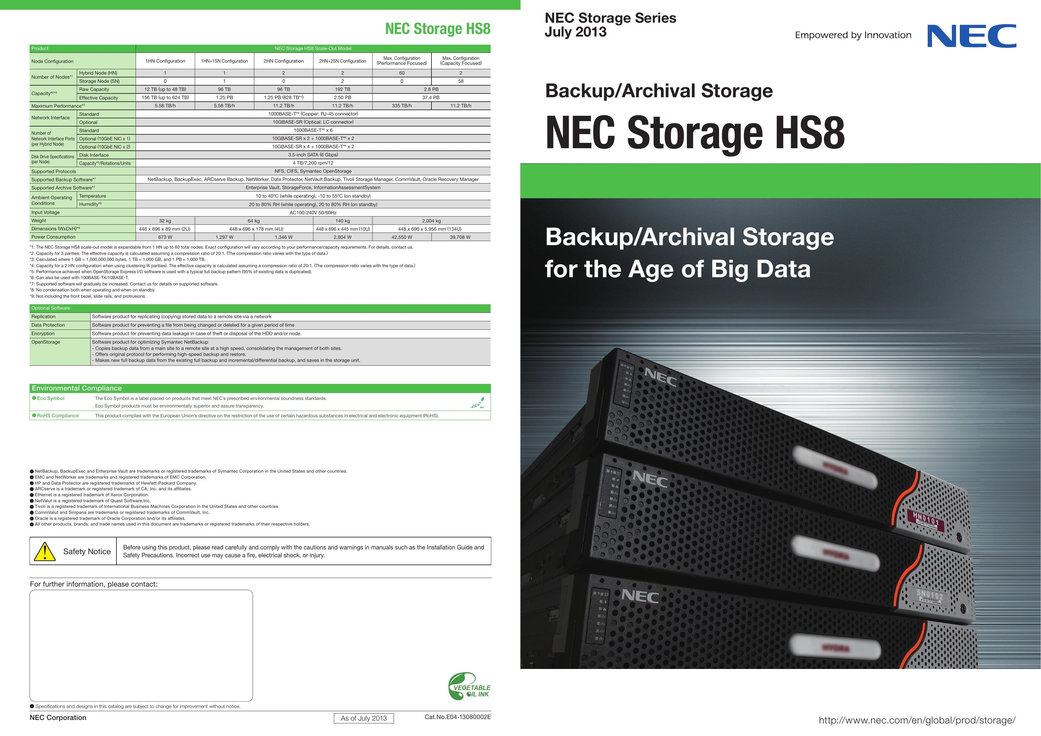 Brochure/Marketing for HS8