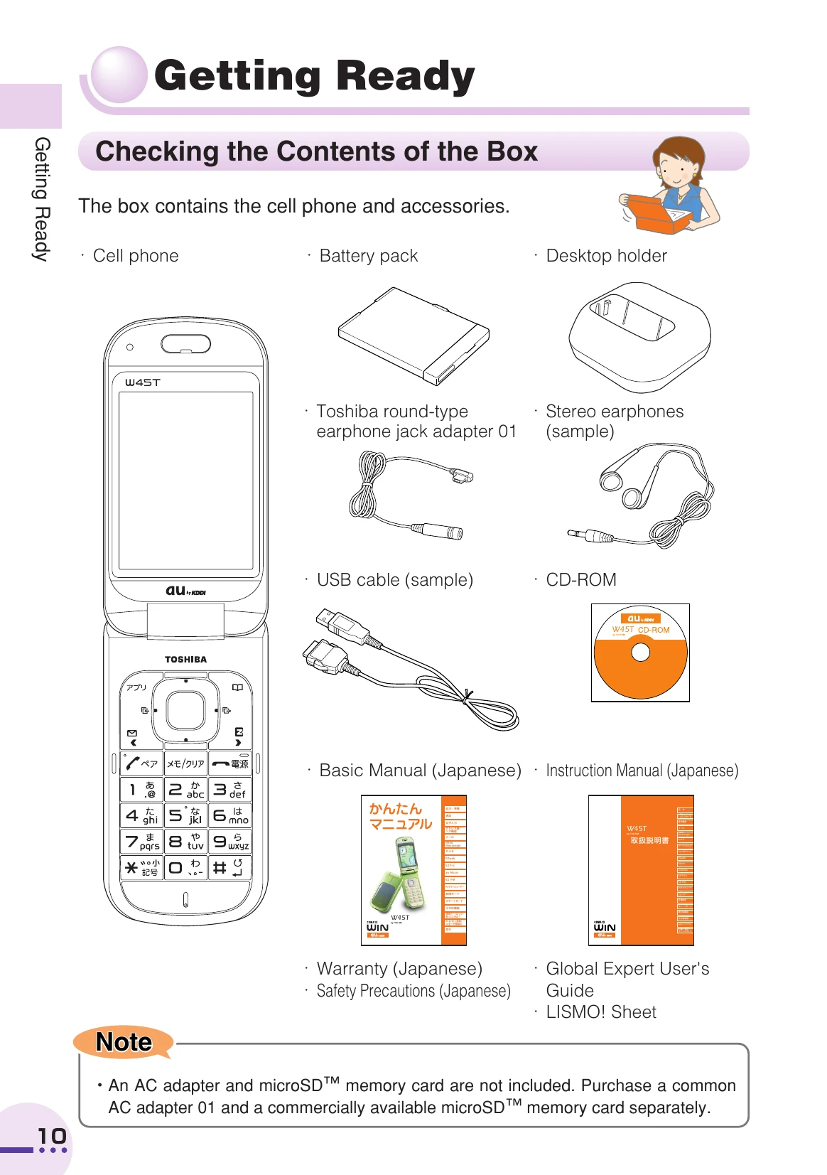 Manual for W45T