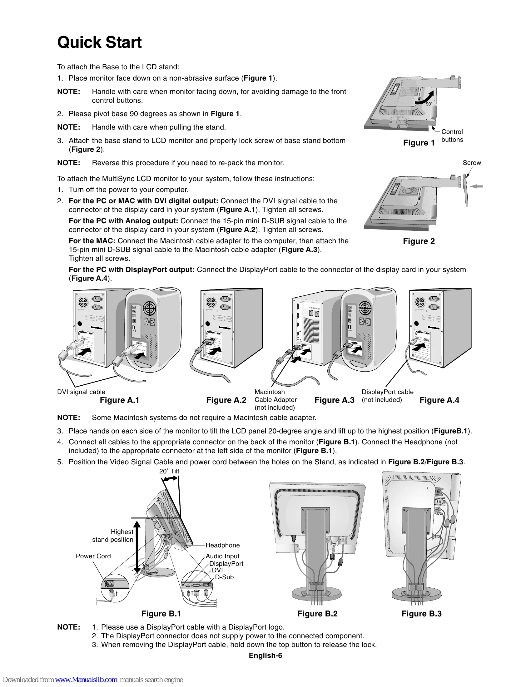 Manual for MultiSync EA192M