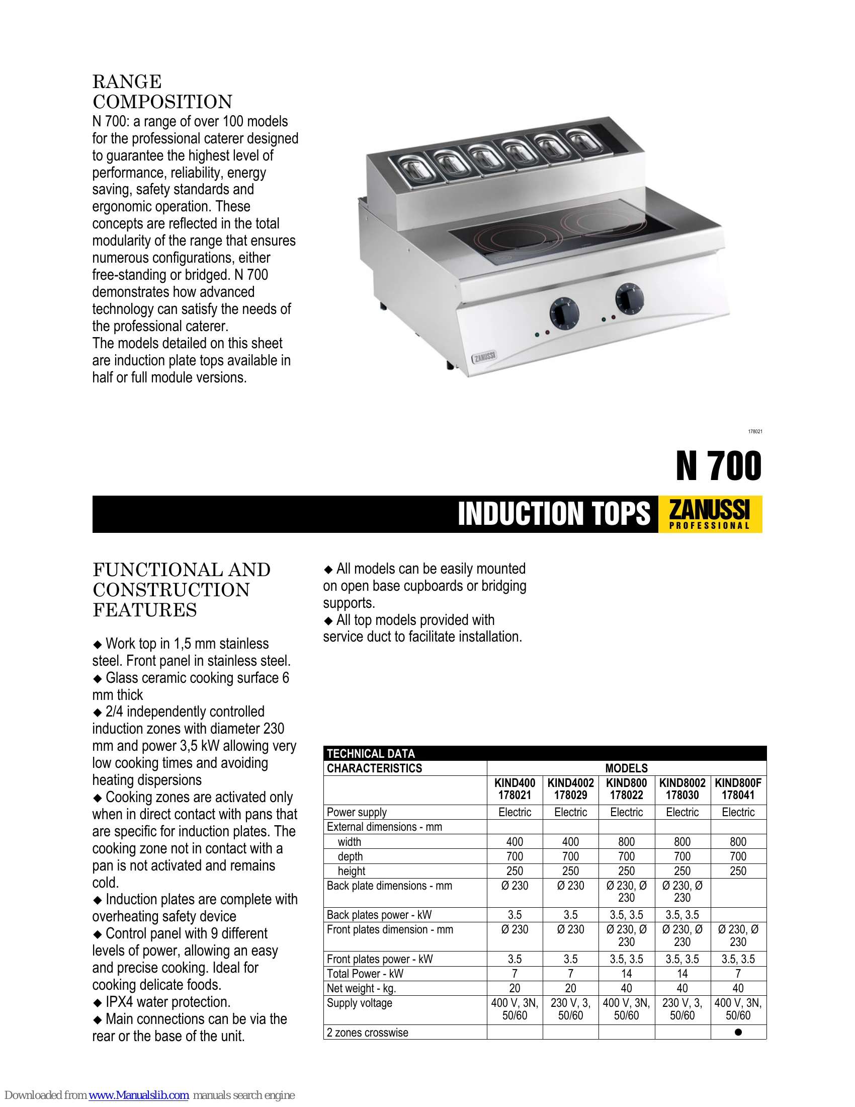 Brochure/Marketing for N 700