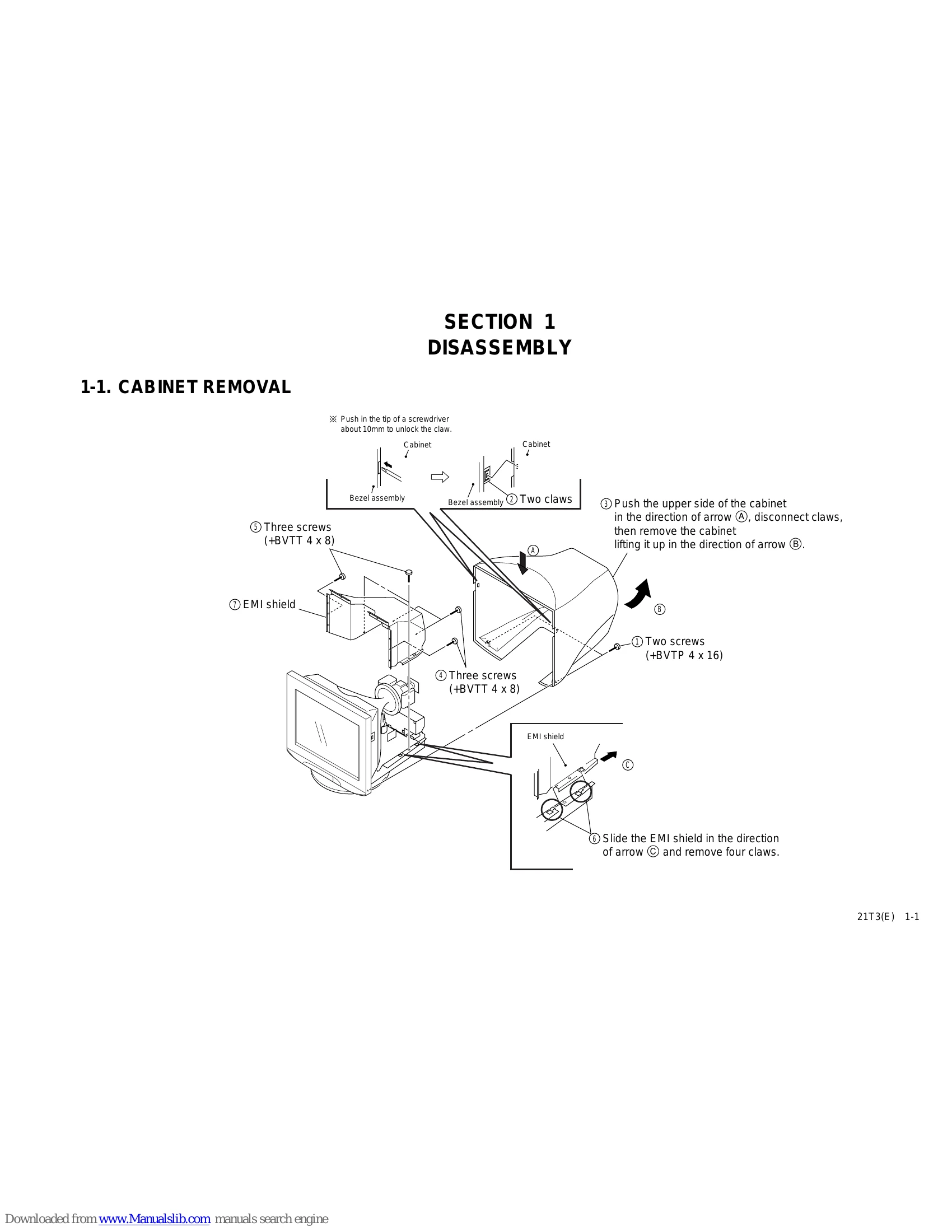 Parts/Service for 21T3