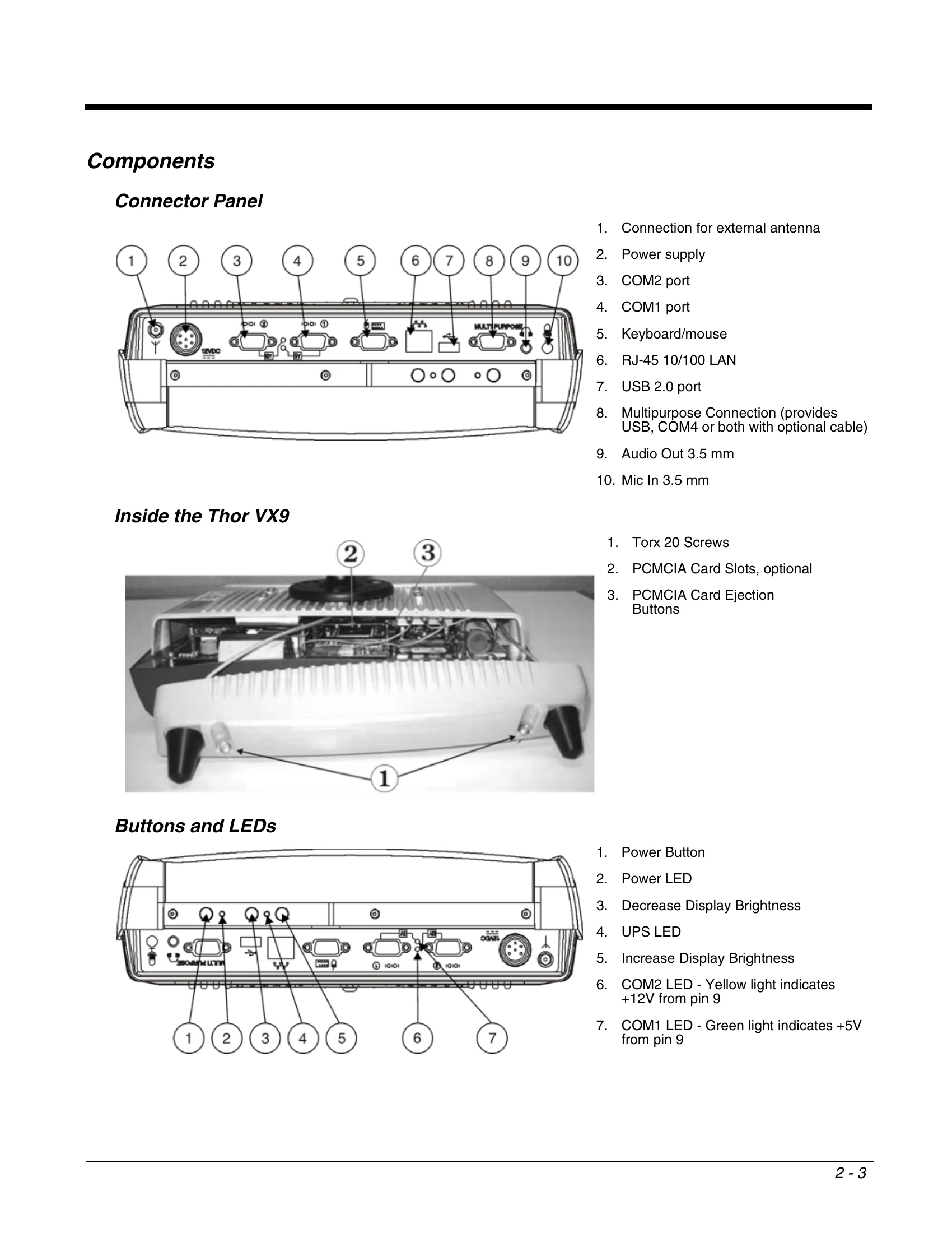 Manual for Thor™ VX9