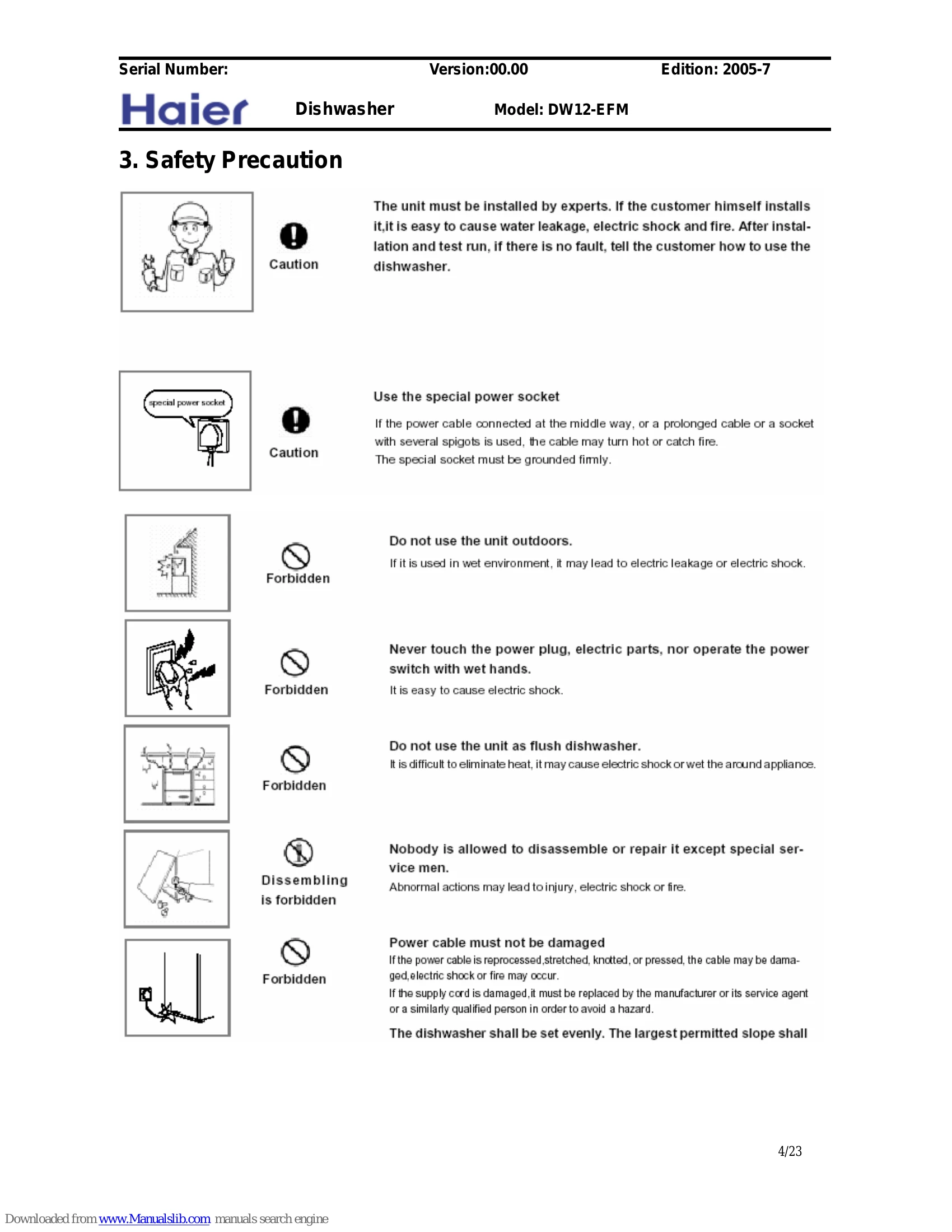Manual for DW12-EFM