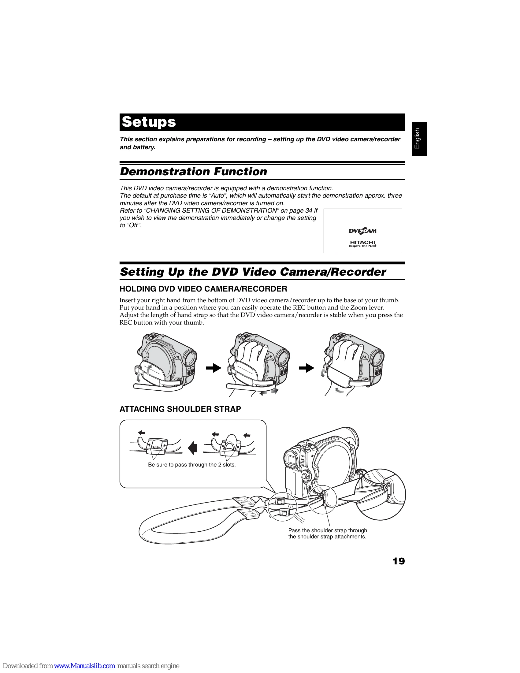 Manual for DZ-GX5100SW/DZ-GX5060SW