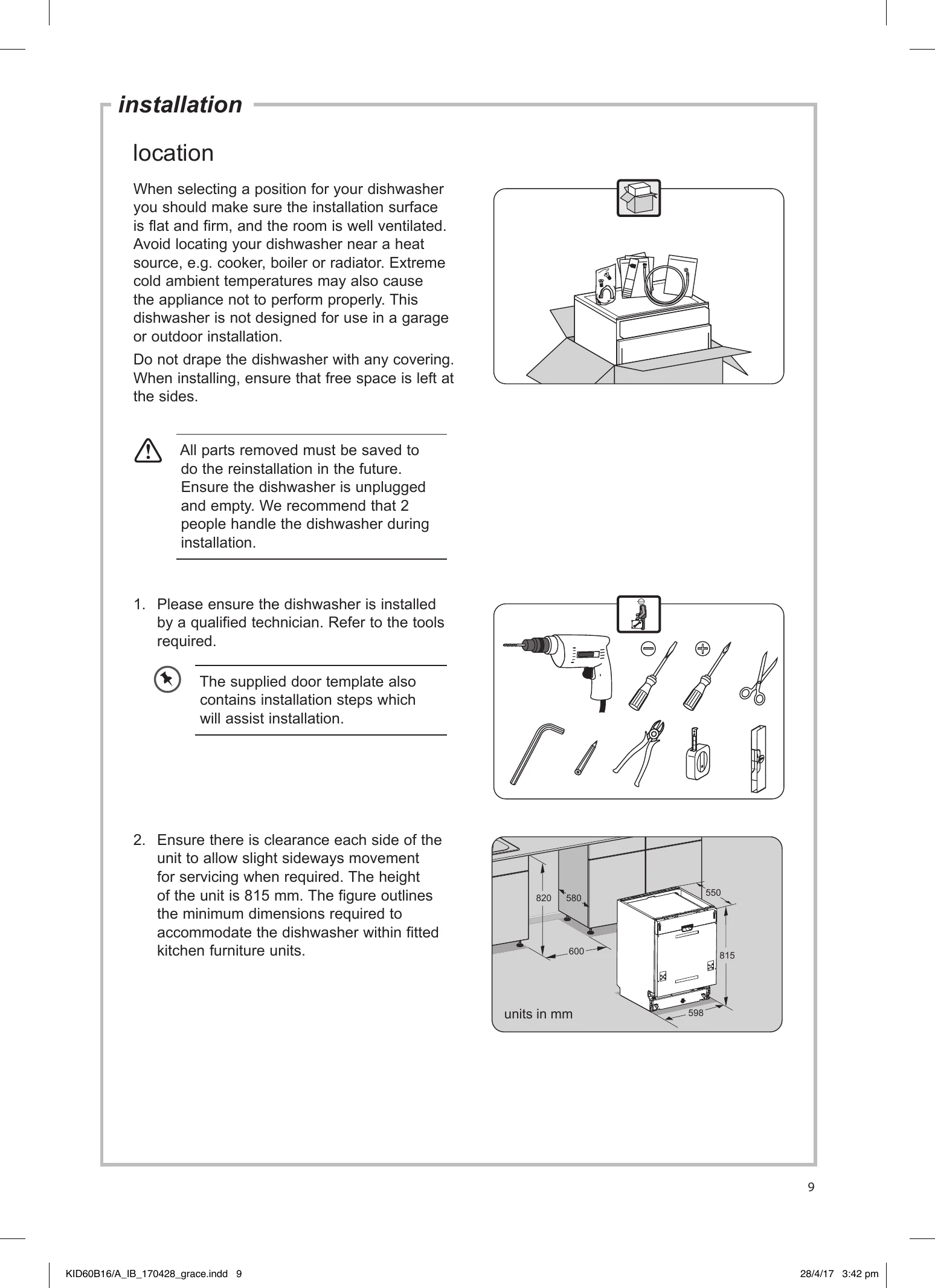Manual for KID60B16/A