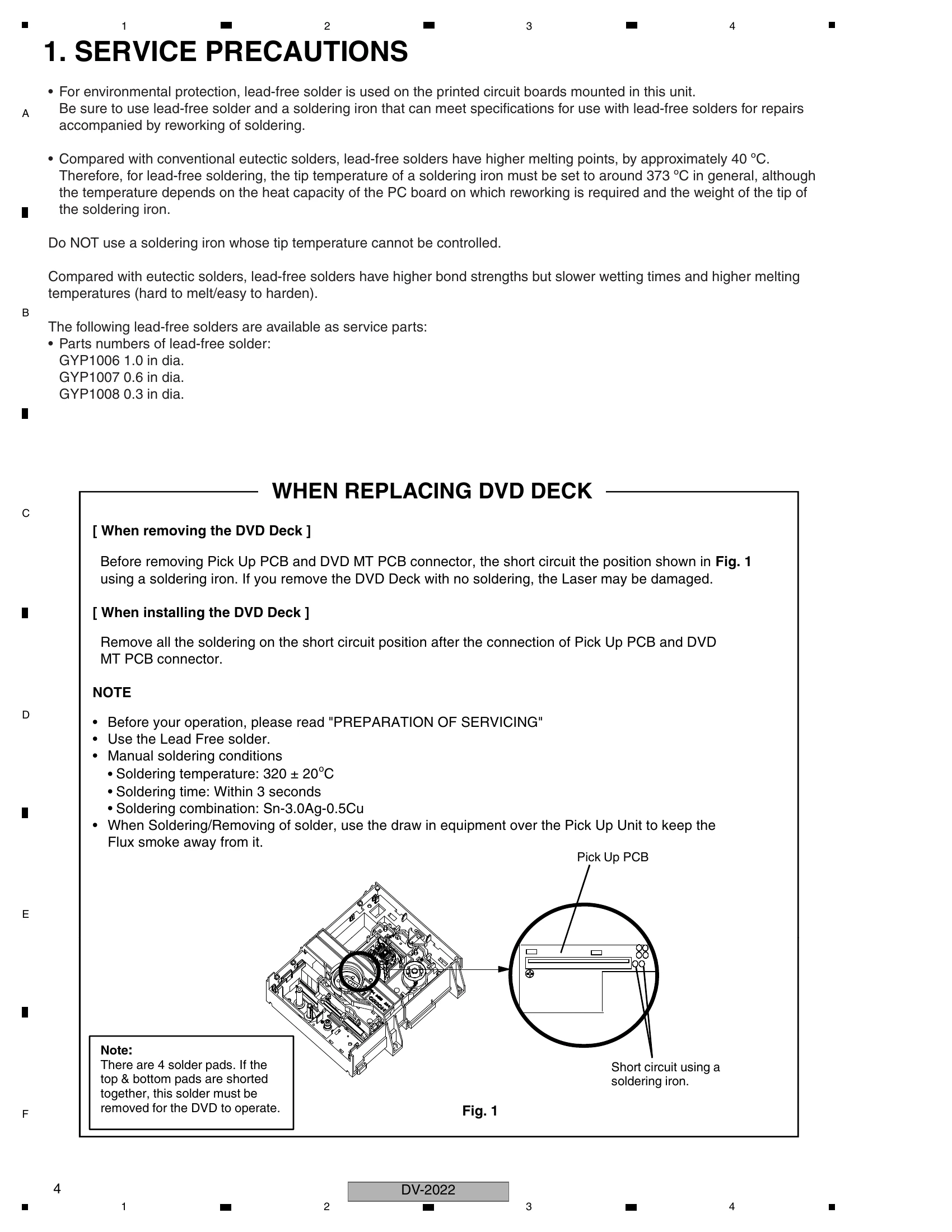 Manual for DV-2022
