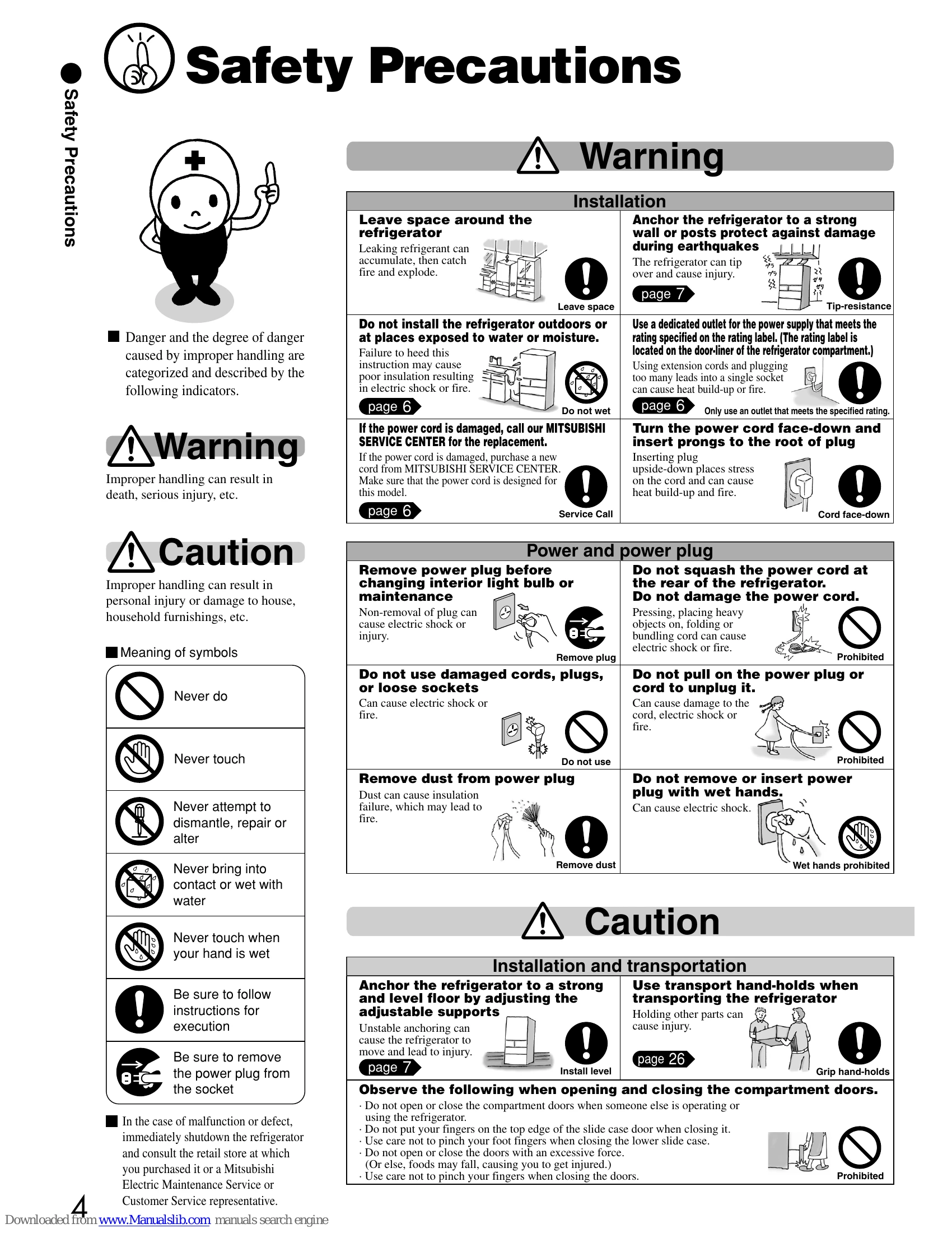 Manual for MR-B42S