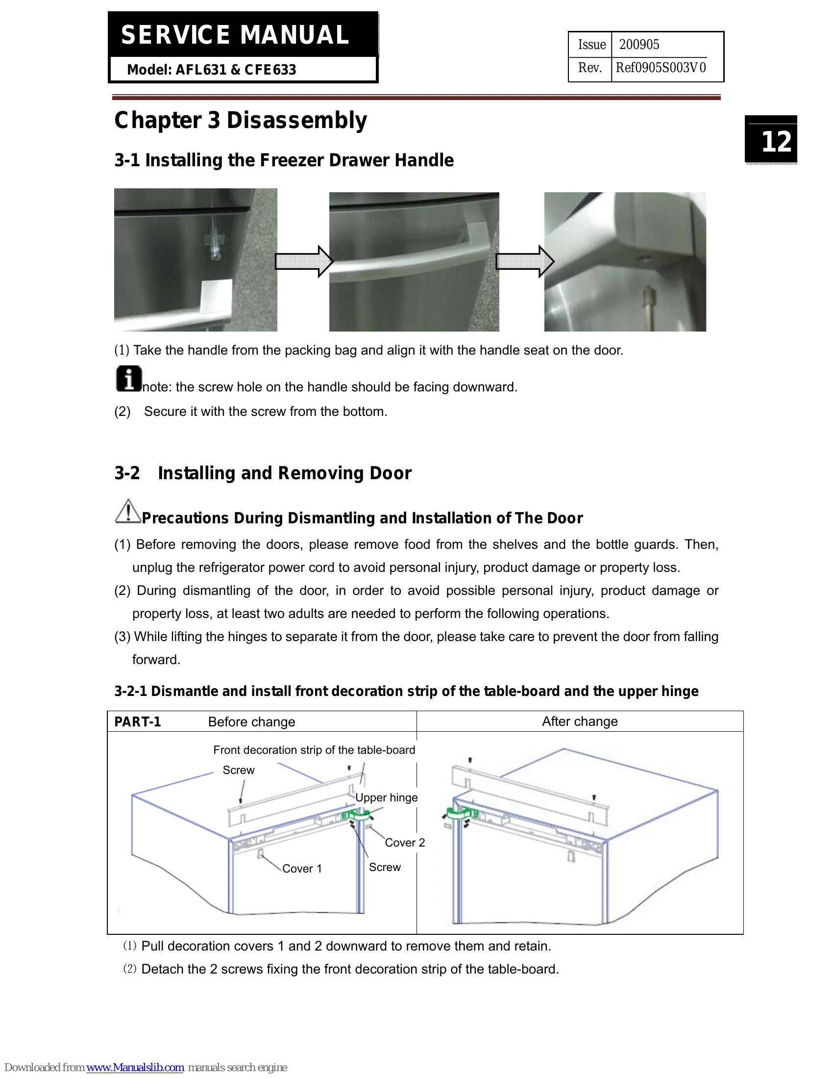 Manual for AFL631*