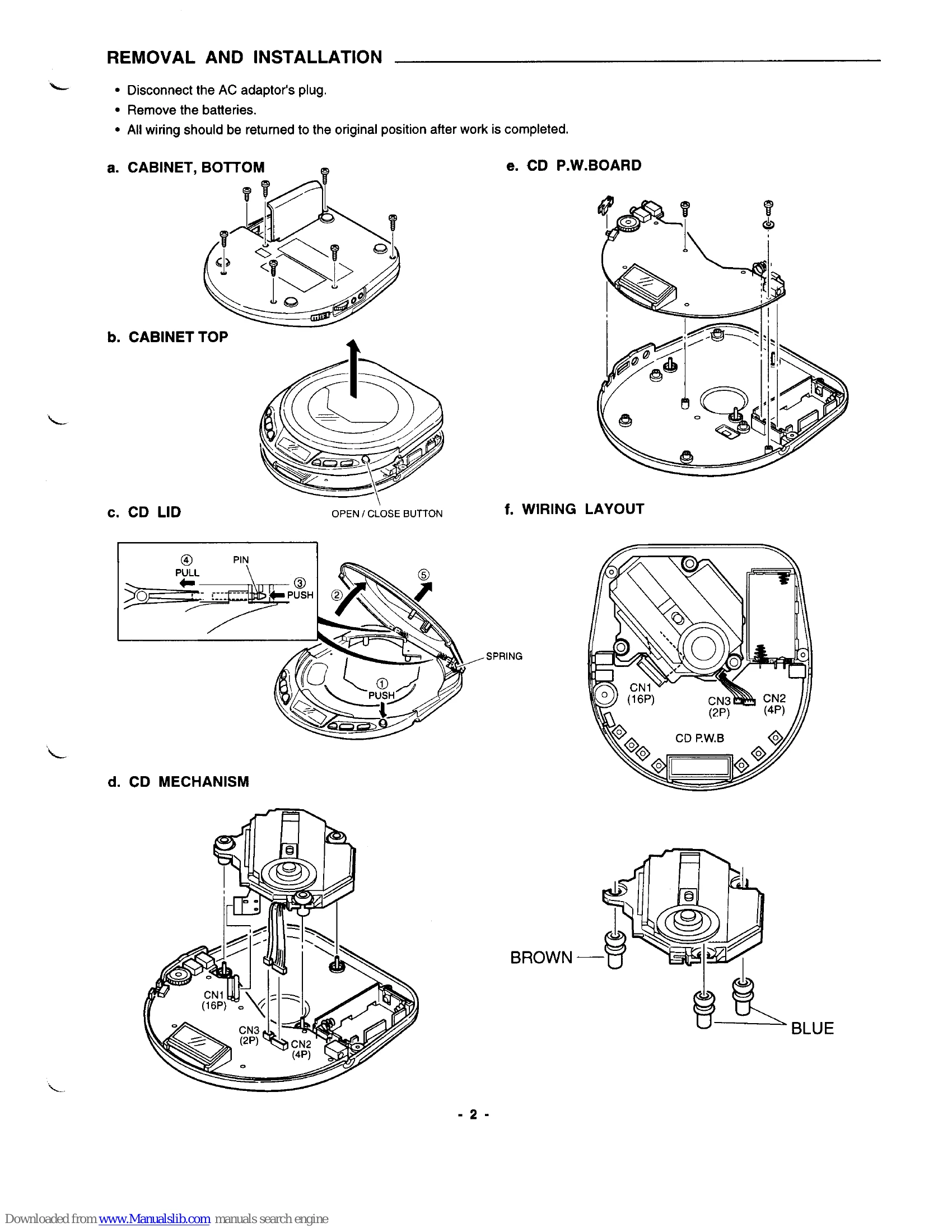 Parts/Service for CDP-565