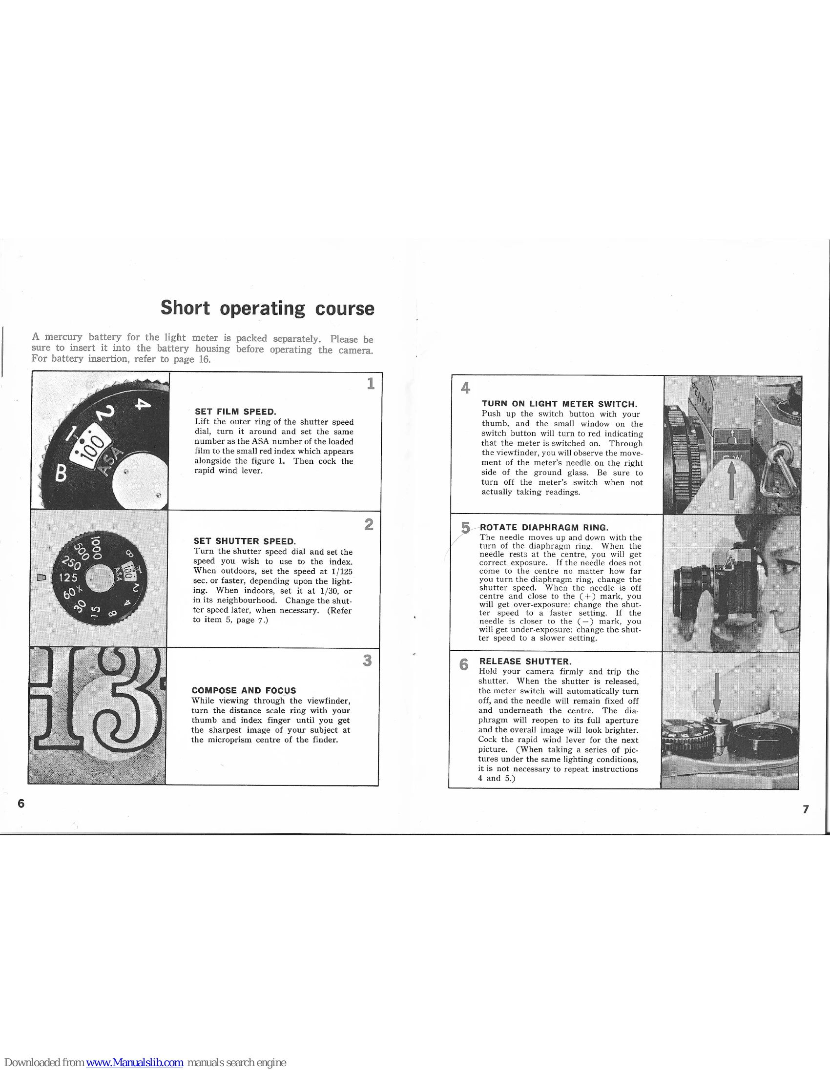 Manual for Spotmatic