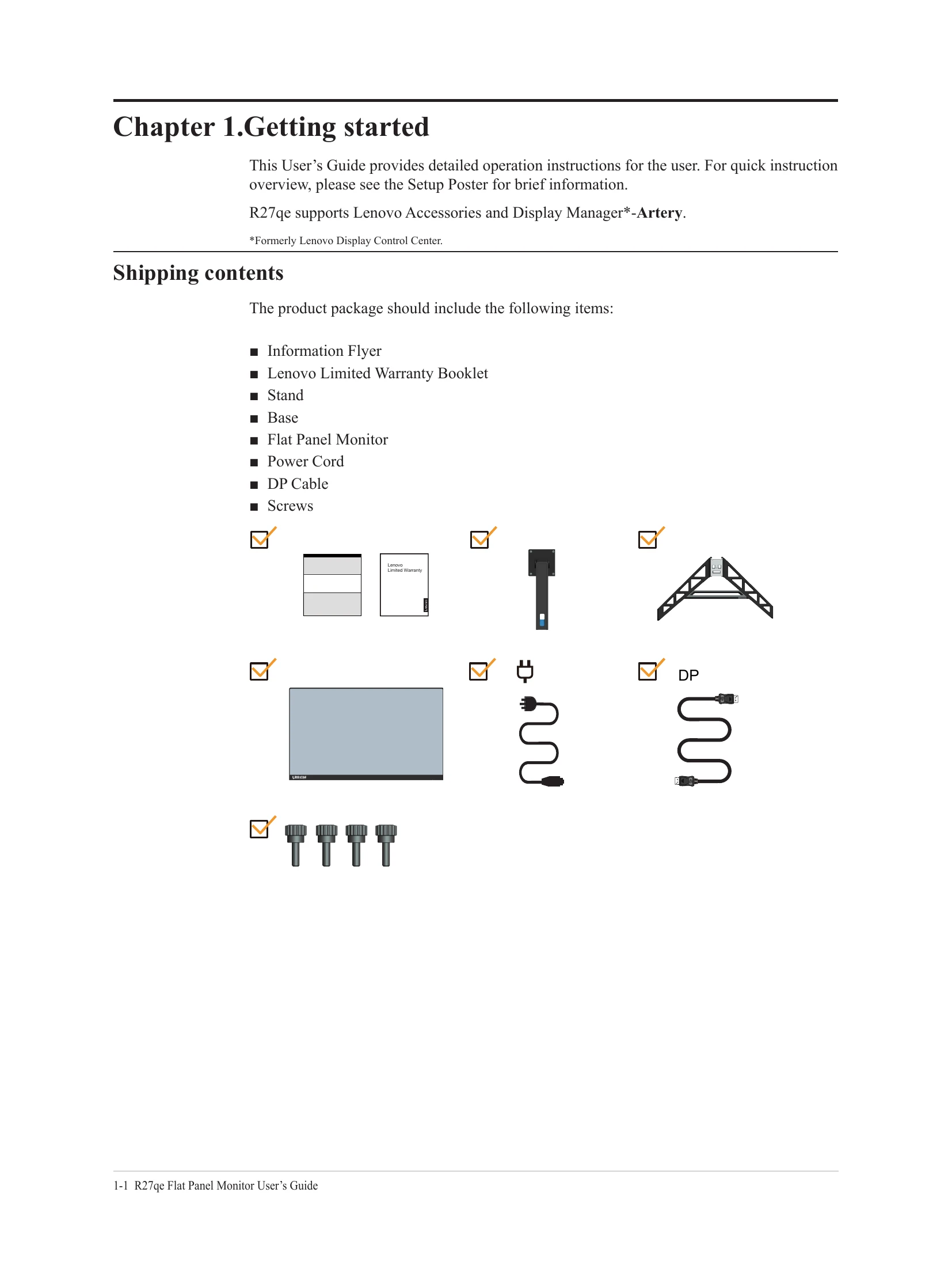 Manual for R27qe