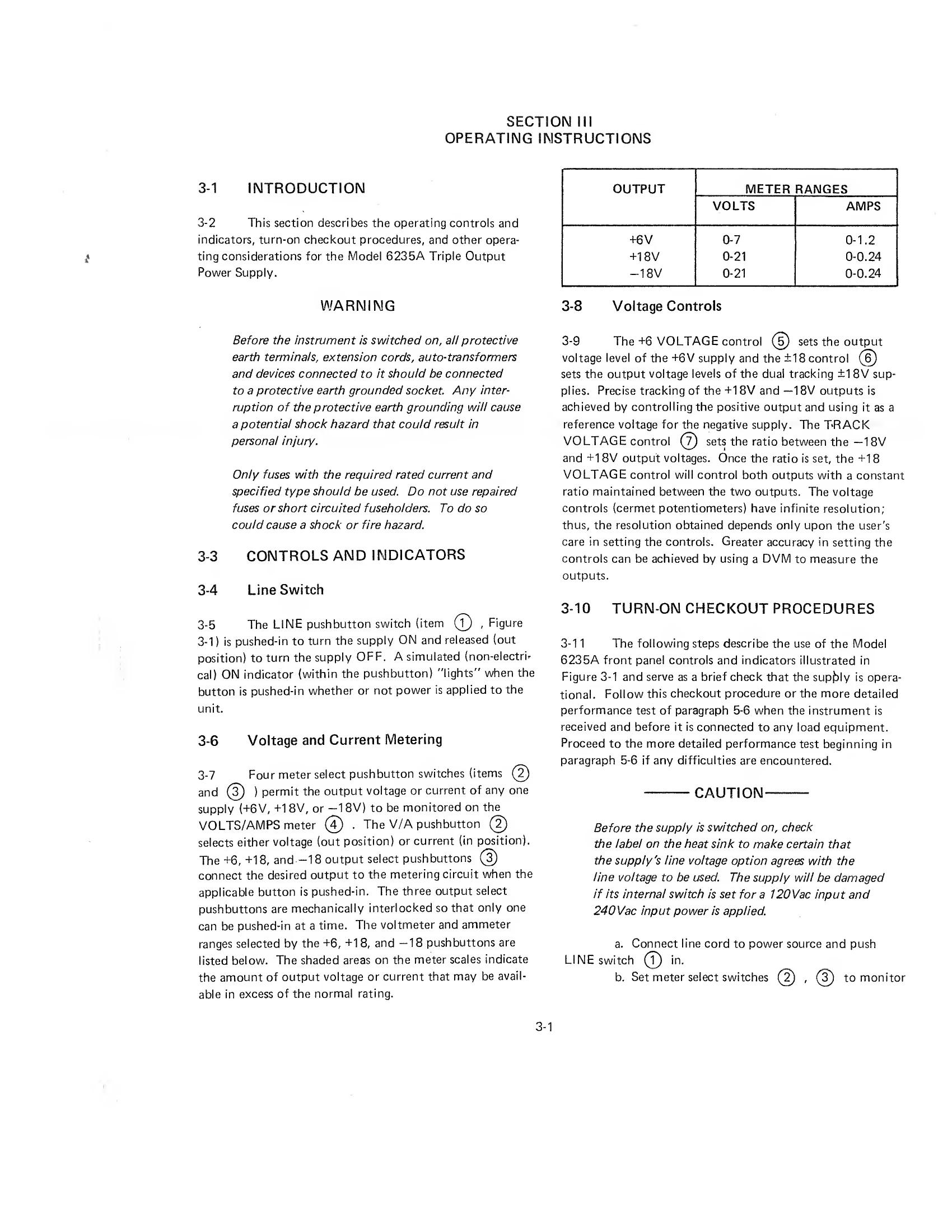 Manual for 6235A