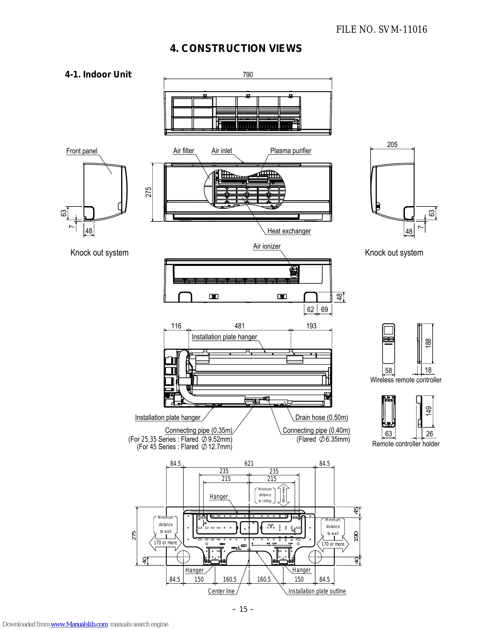 Manual for RAS-25SKVP2-ND / RAS-25SAVP2-ND