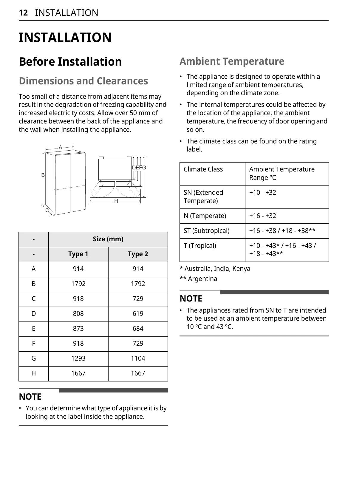 Manual for GF-L700MWH