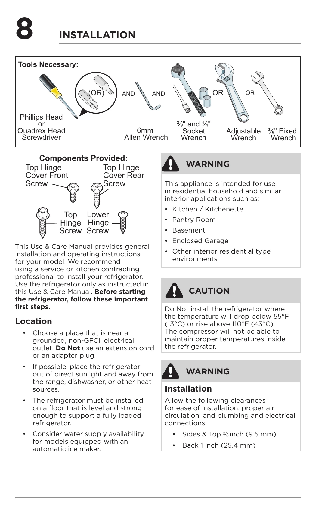 Manual for FRFS2823AD