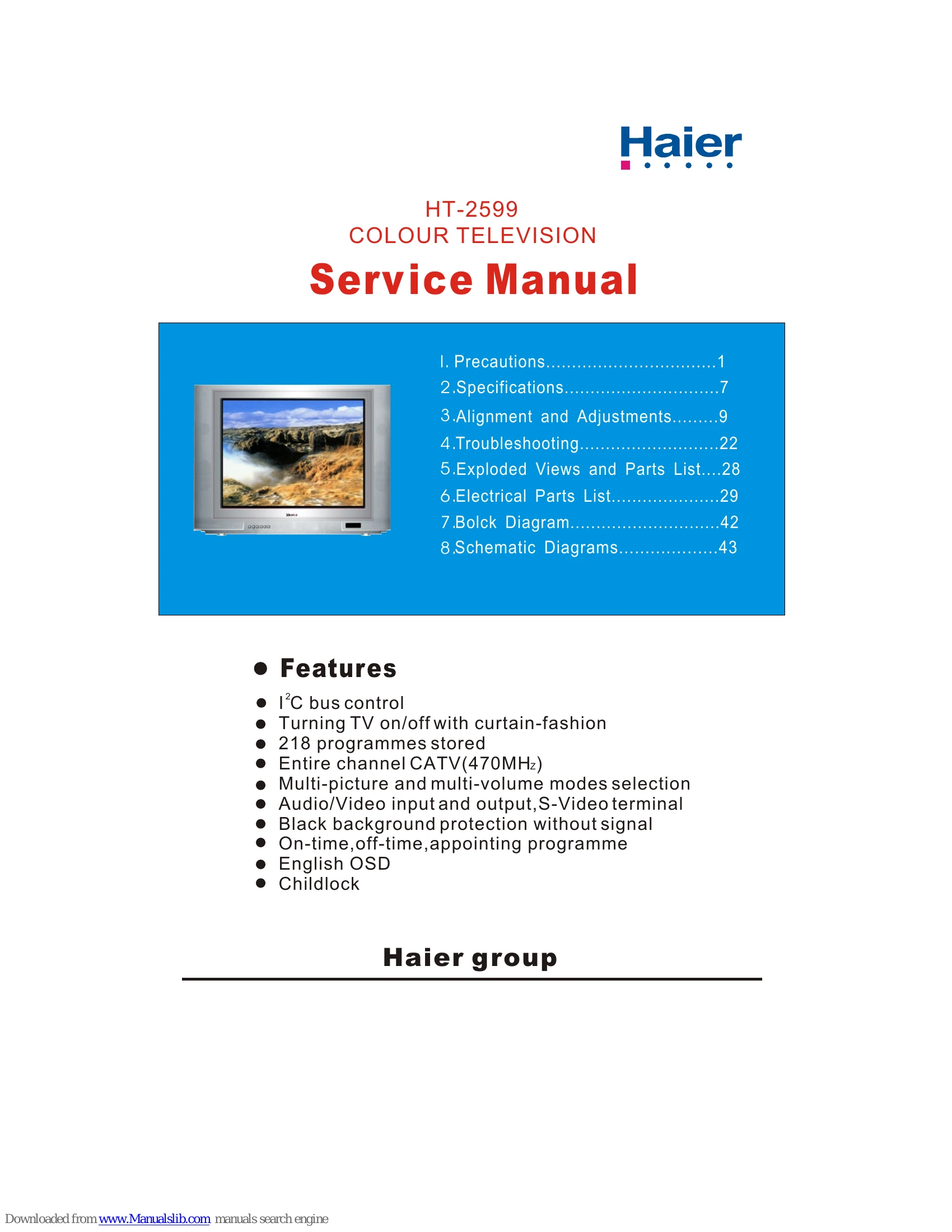 Parts/Service for HT-2599
