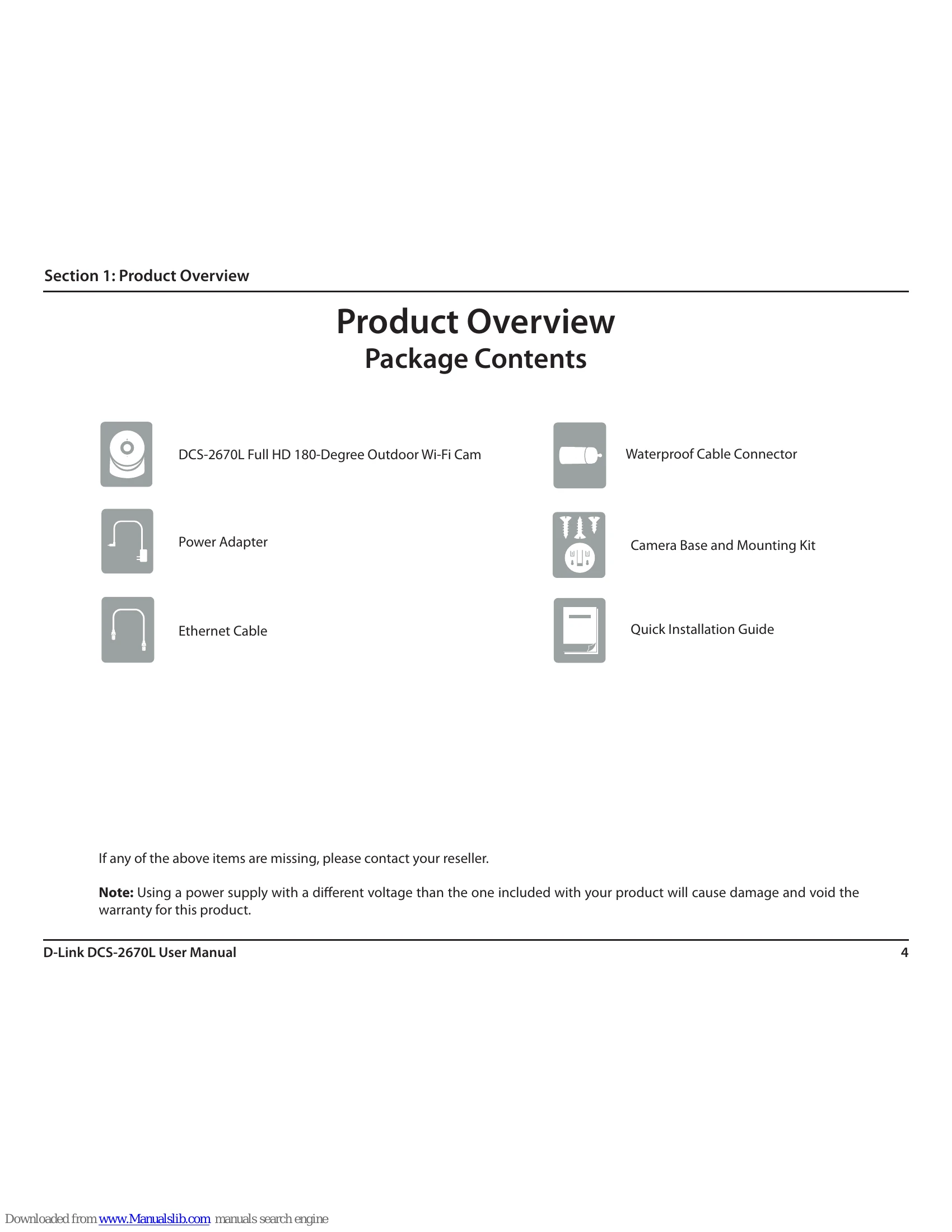 Manual for DCS-2670L